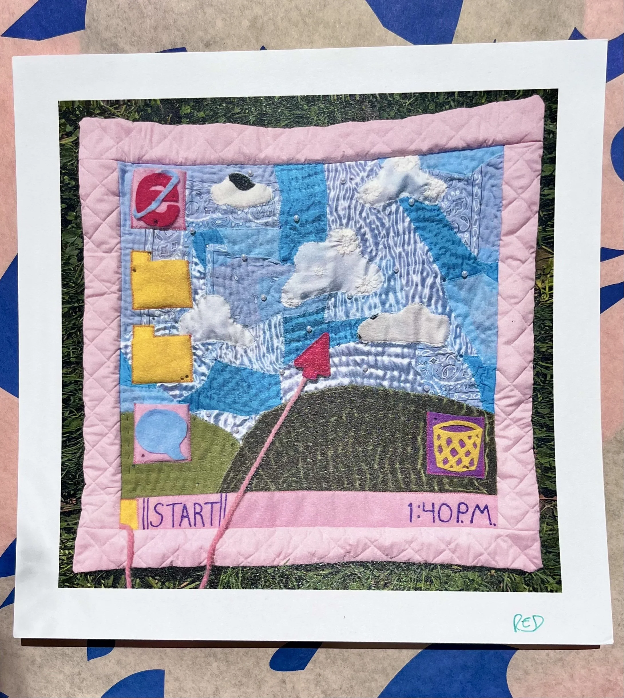 feltgirlworld Bliss Quilt Print