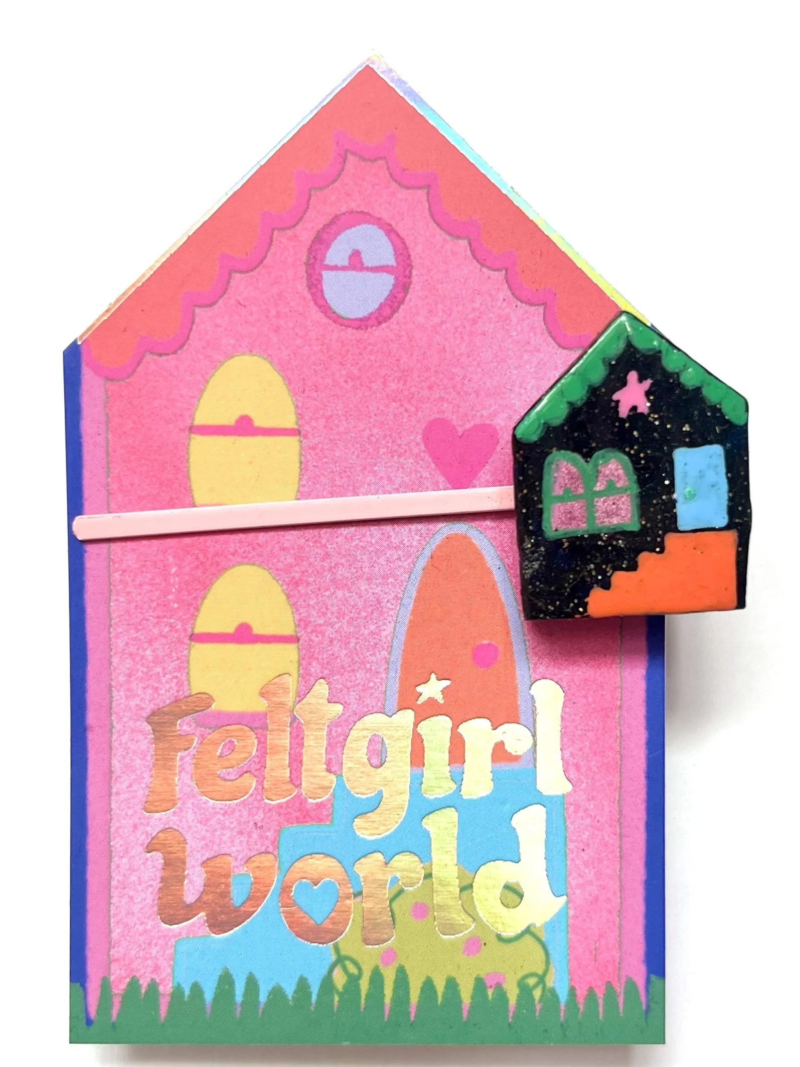 feltgirlworld House Barrette