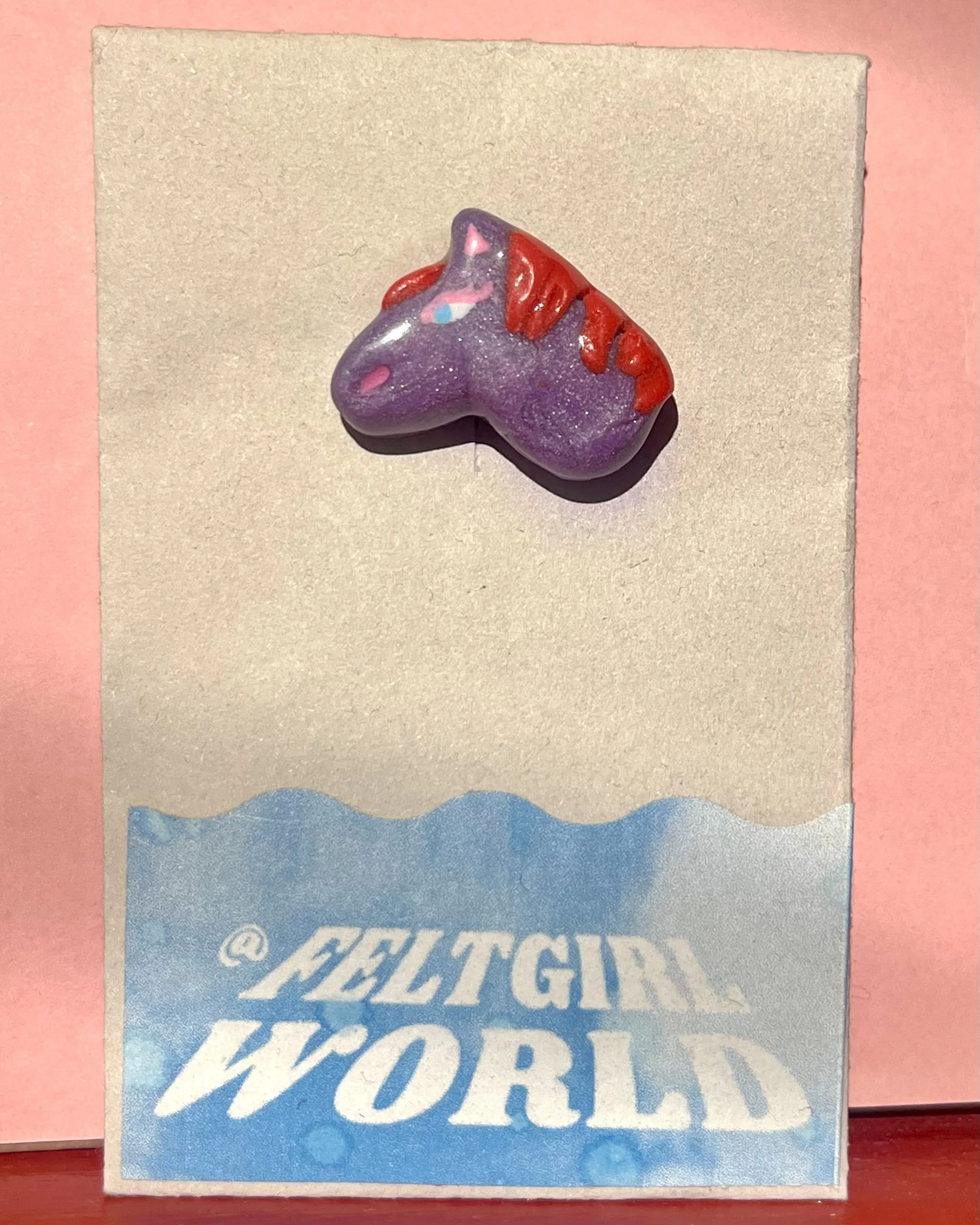 feltgirlworld Horse Croc Charm