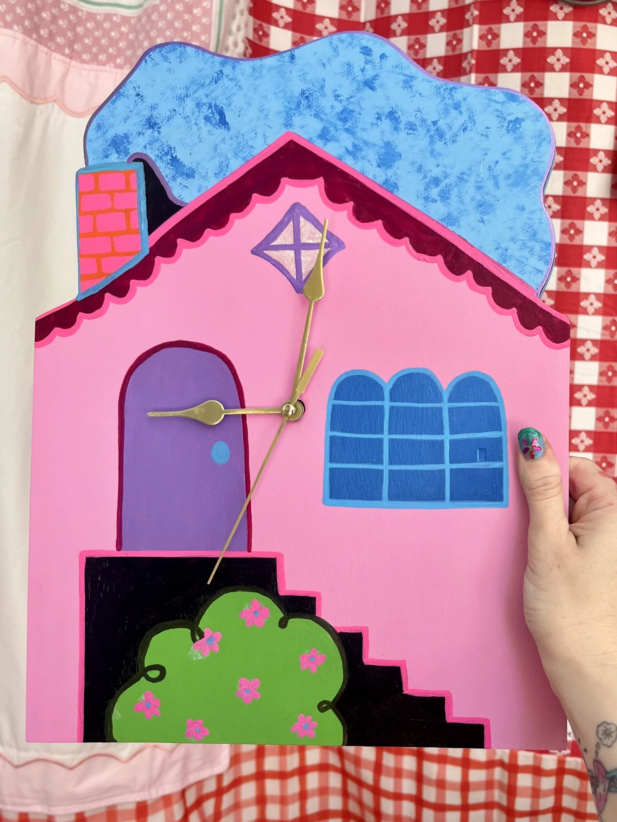 feltgirlworld House Clock