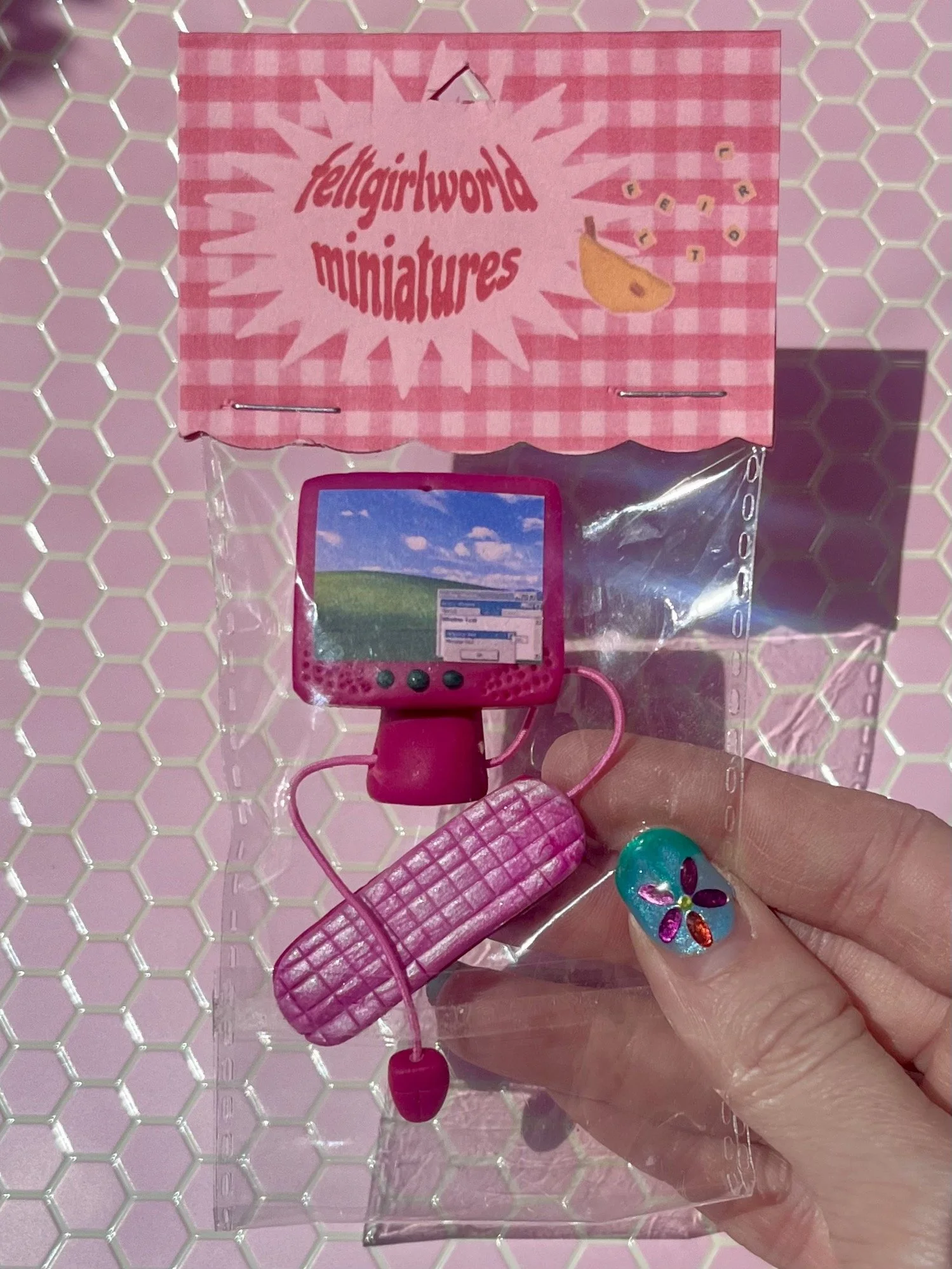 feltgirlworld miniatures tiny computer