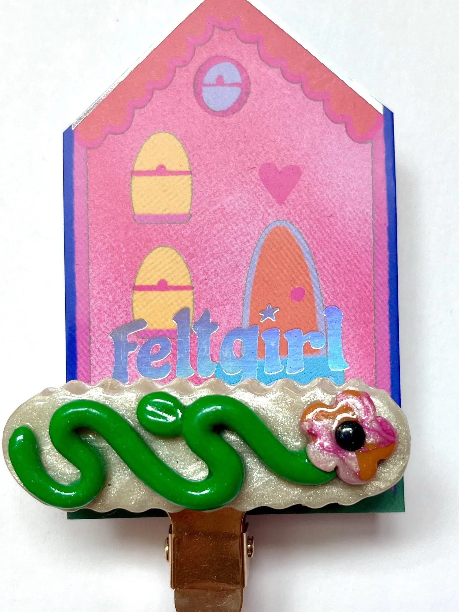 feltgirlworld Wiggle Claw Clip