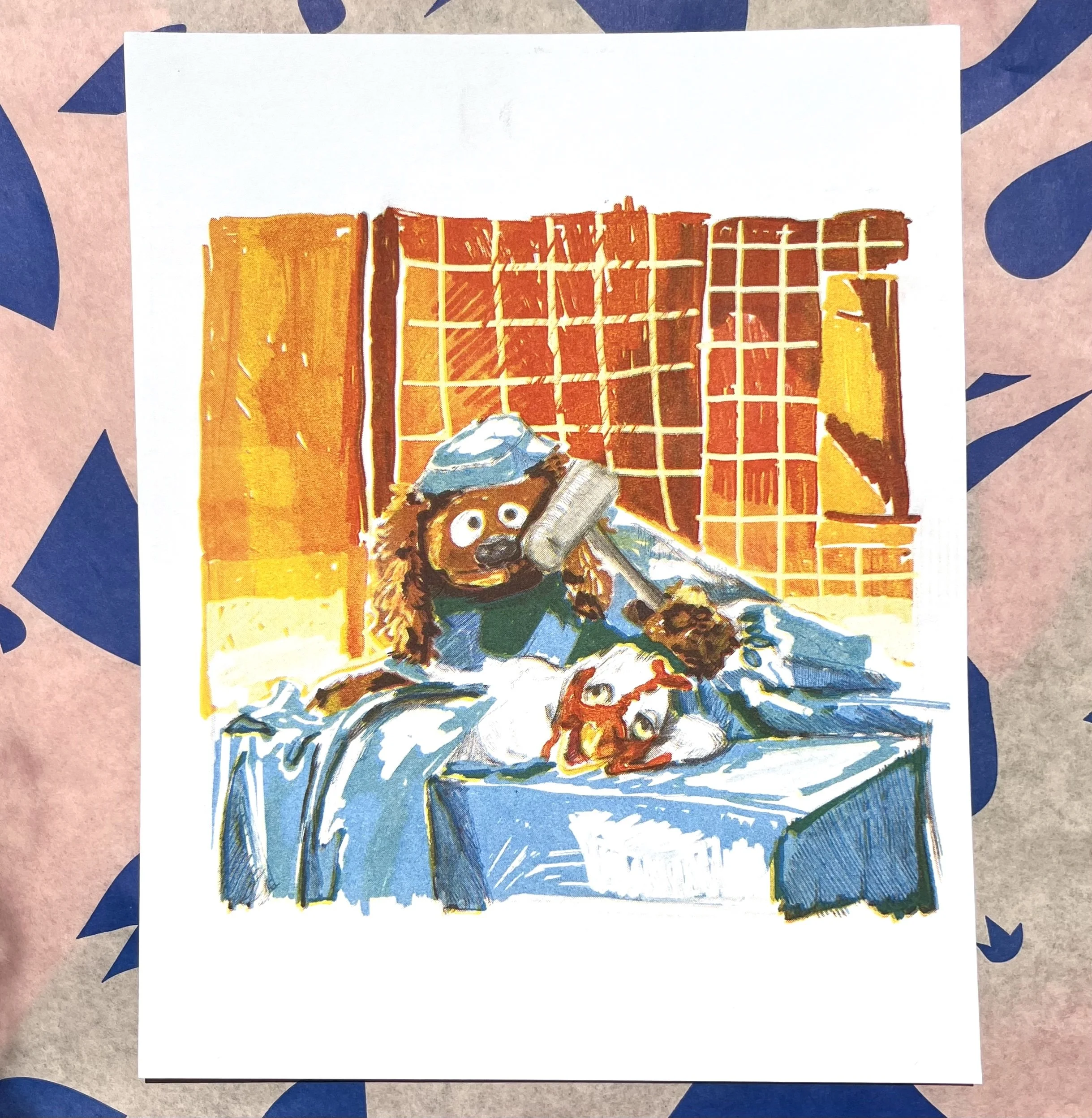 Olivia Comai Have You Ever Felt Like This Before? Muppet Riso Print