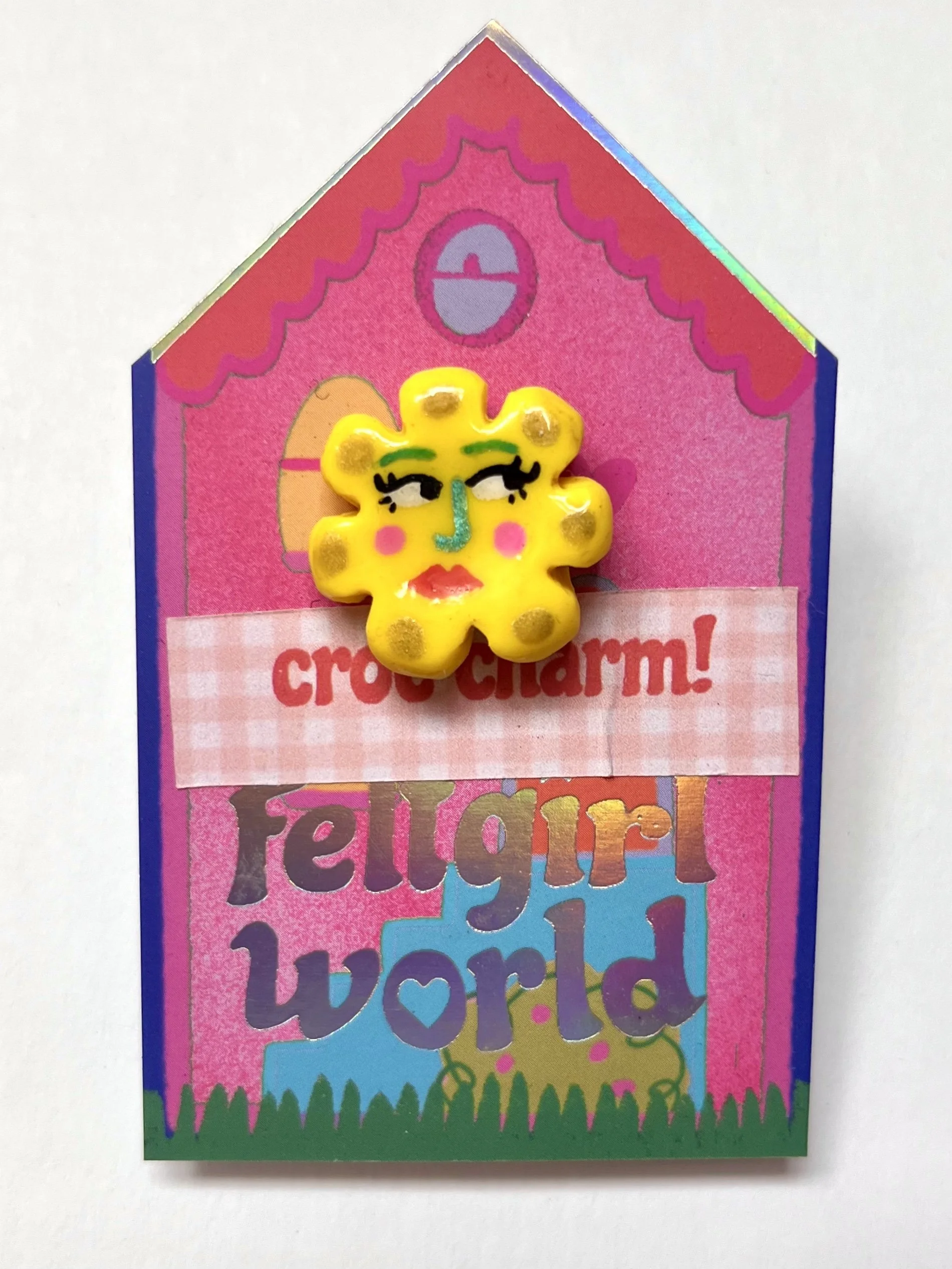 feltgirlworld Sun Croc Charm