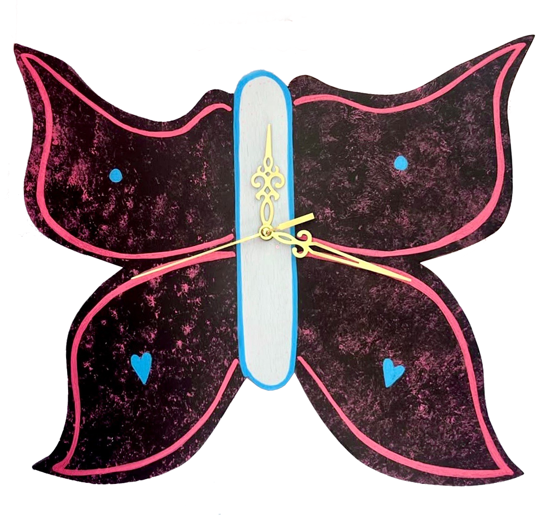 feltgirlworld Butterfly Clock