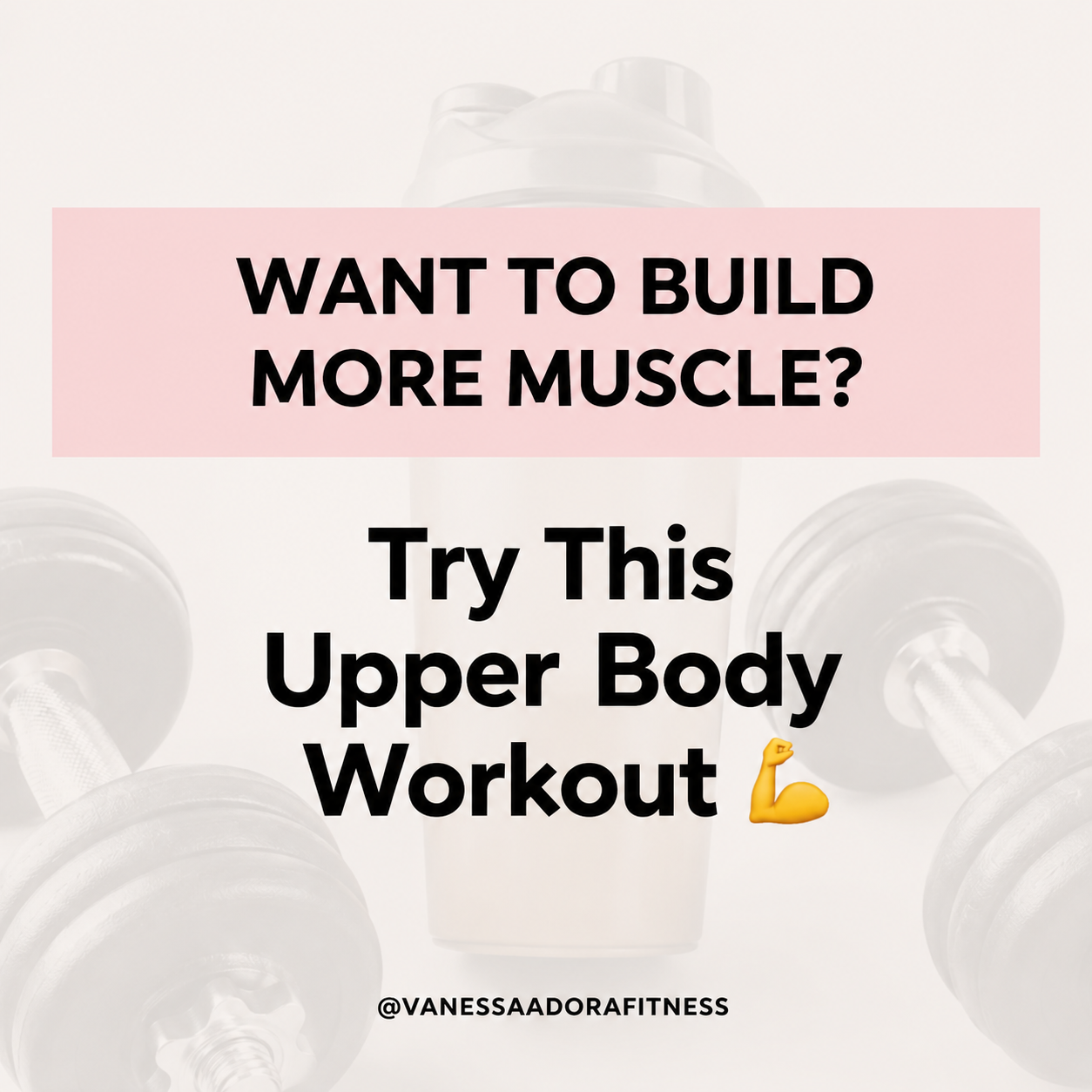 Want to Build More Muscle? Try This Upper Body Workout 💪