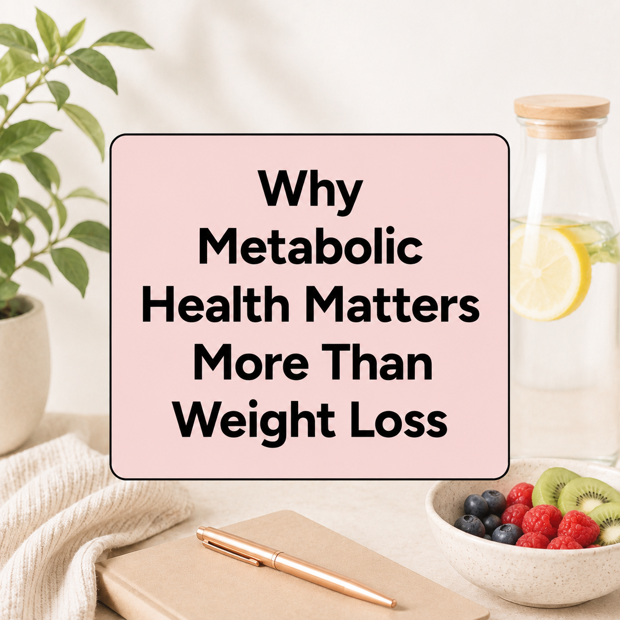 Why Metabolic Health Matters More Than Weight Loss