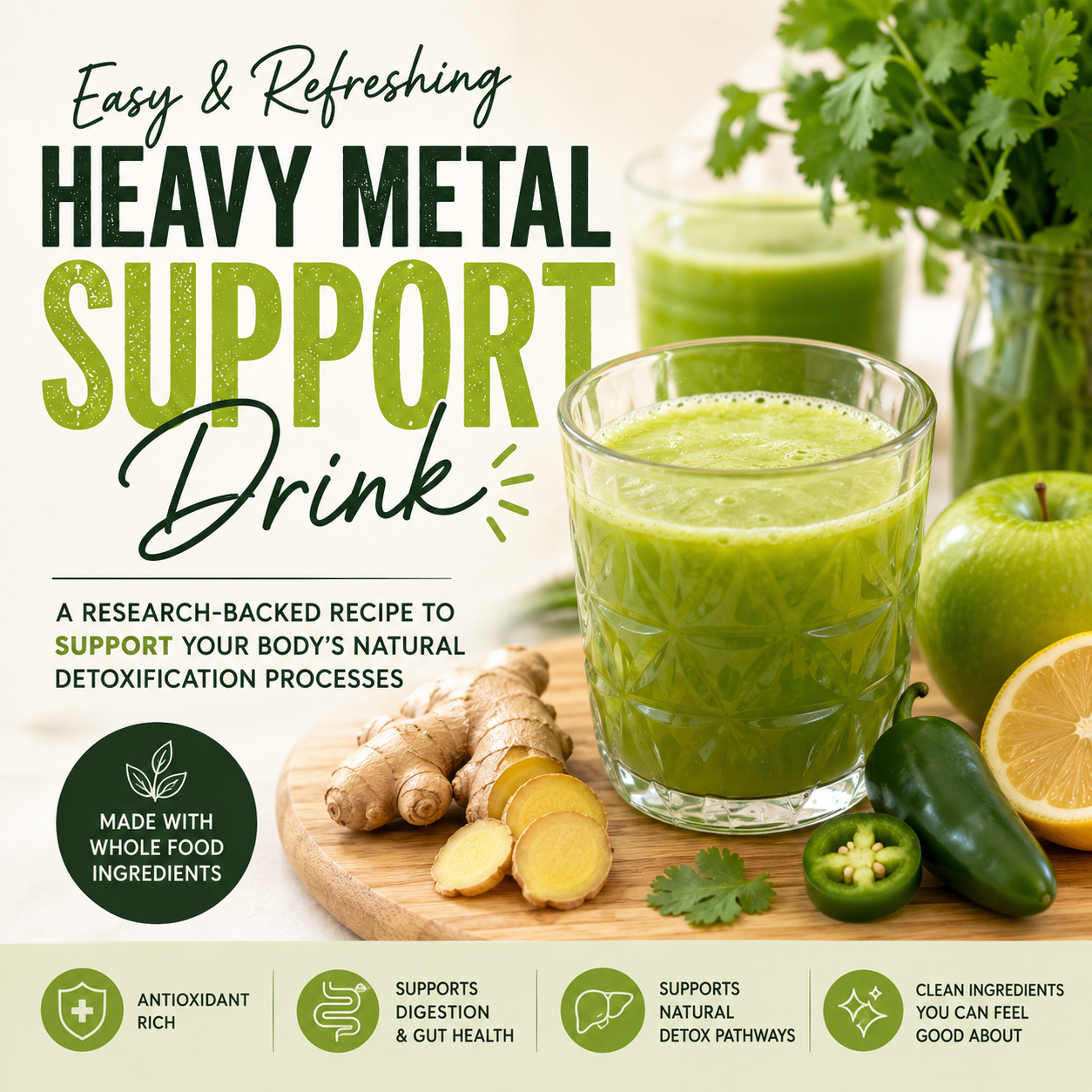 Heavy Metal Detox Drink: A Refreshing Way to Support Your Body's Natural Detoxification