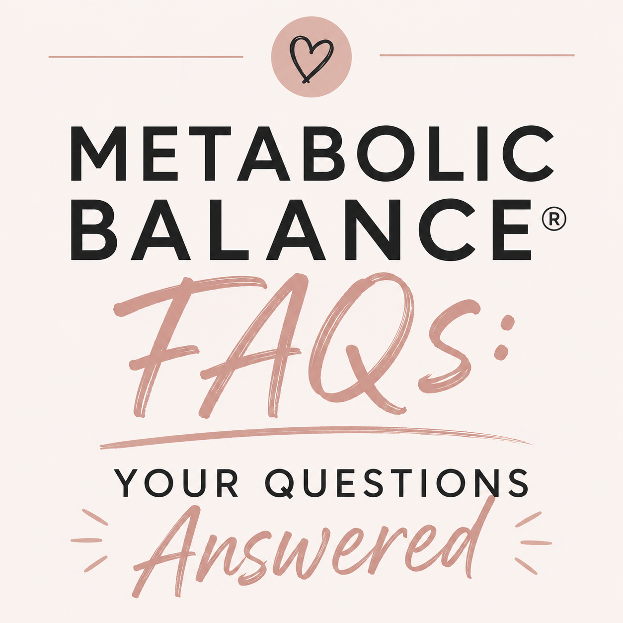 Metabolic Balance FAQs: Your Questions Answered Before You Start