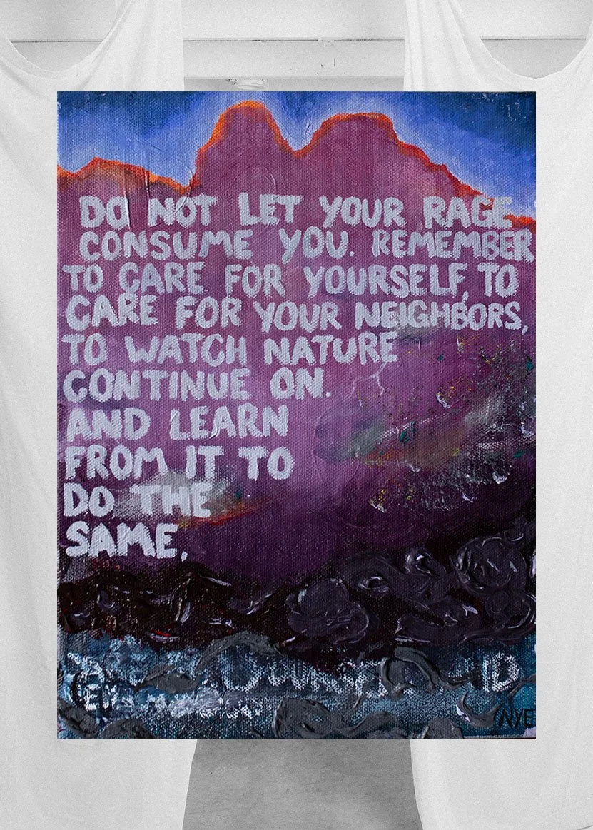 "Consume You" Original 9x12 Acrylic