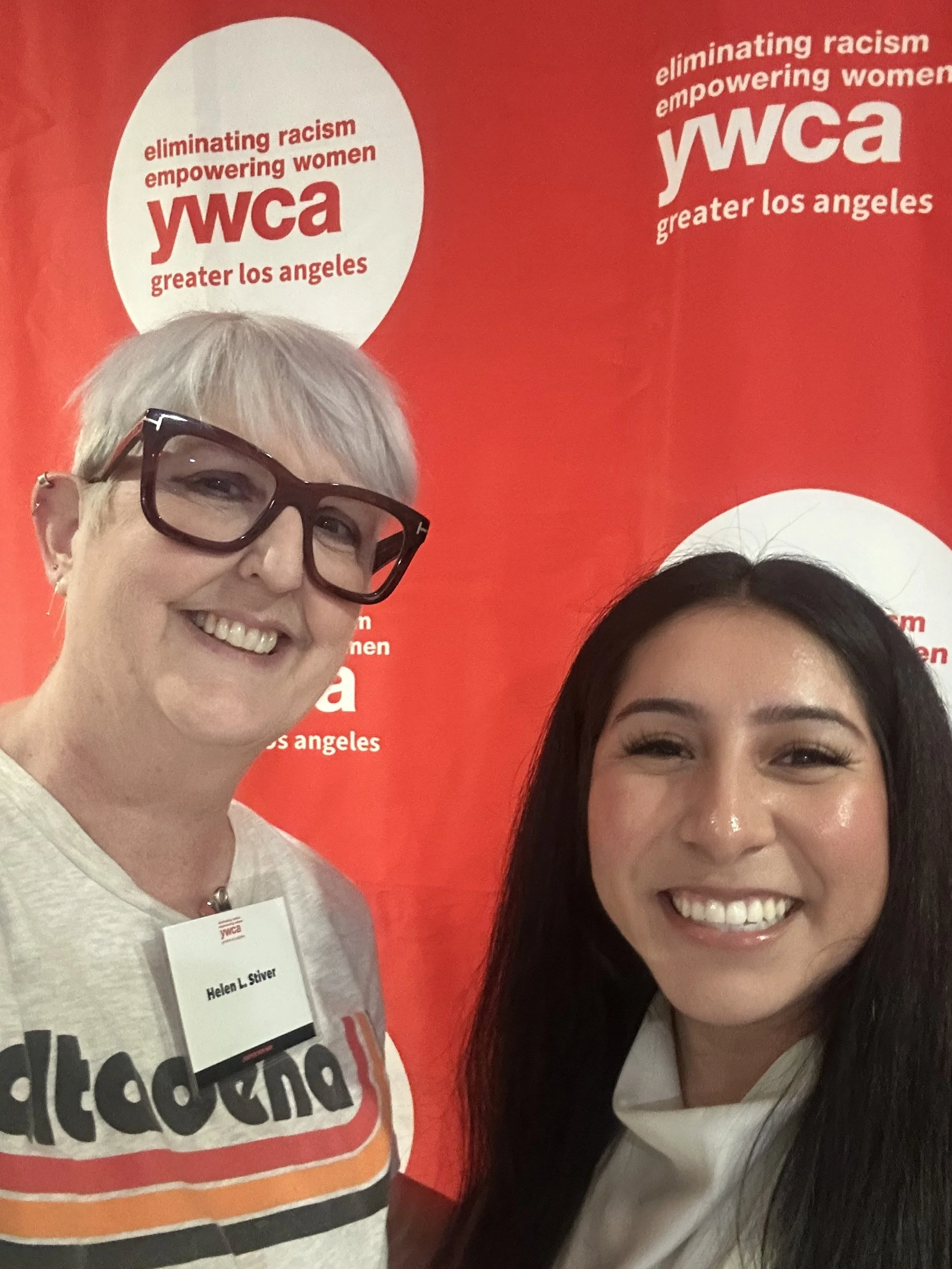 Helen Stiver with Yisel Lopez