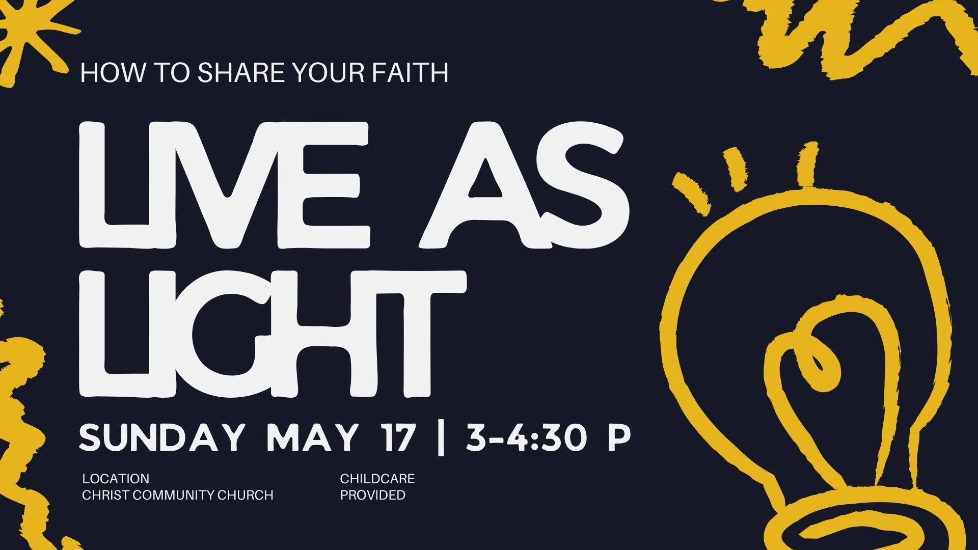 Live as Light Evangelism Workshop