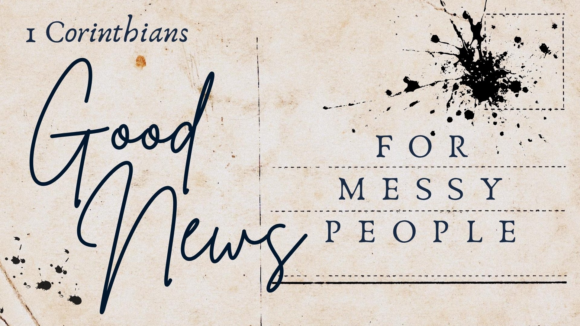 The Good News Is For You -                  1 Corinthians 1:1-9