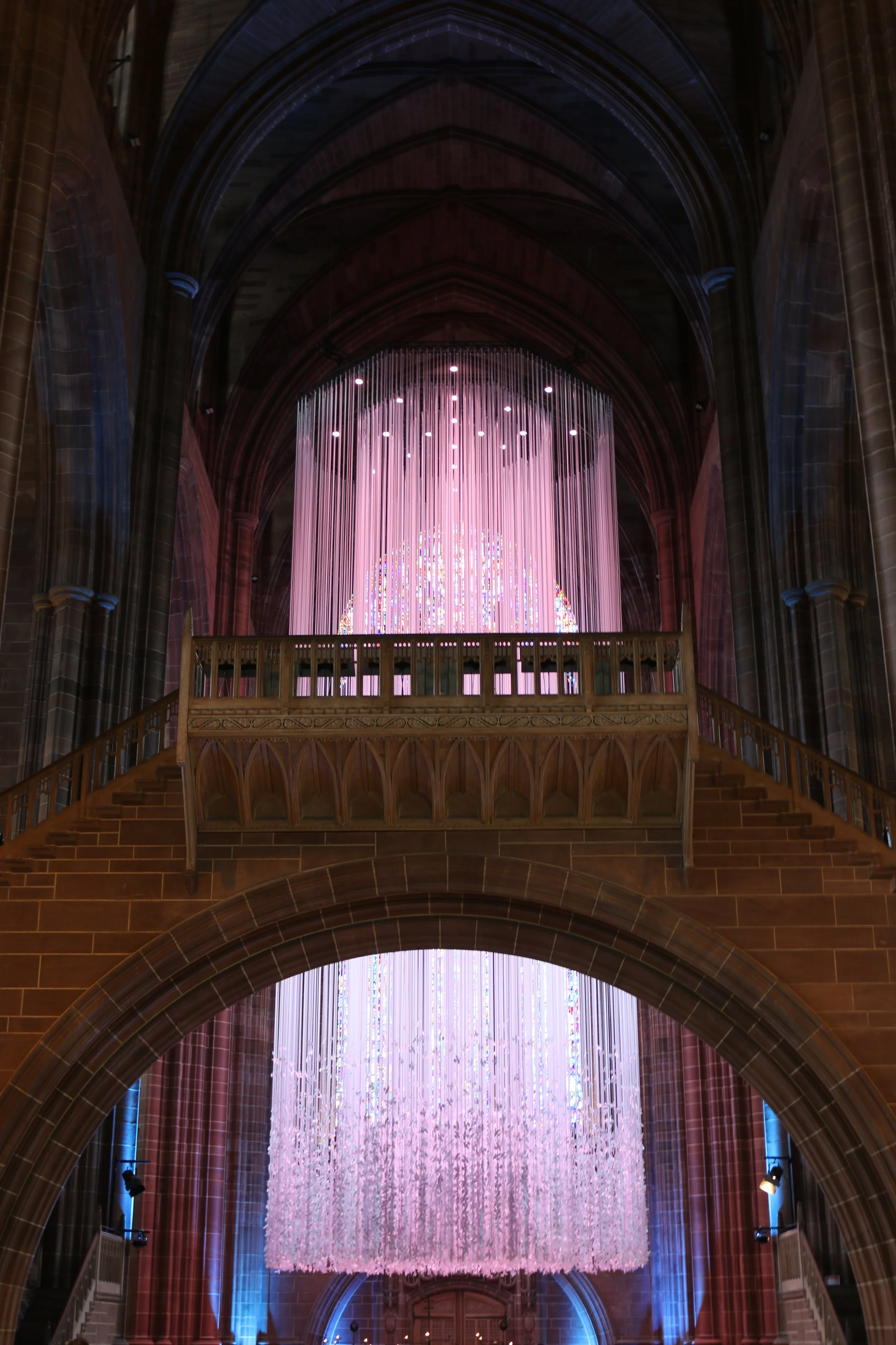 Peace Doves (2021). Anglican cathedral, Liverpool, UK 