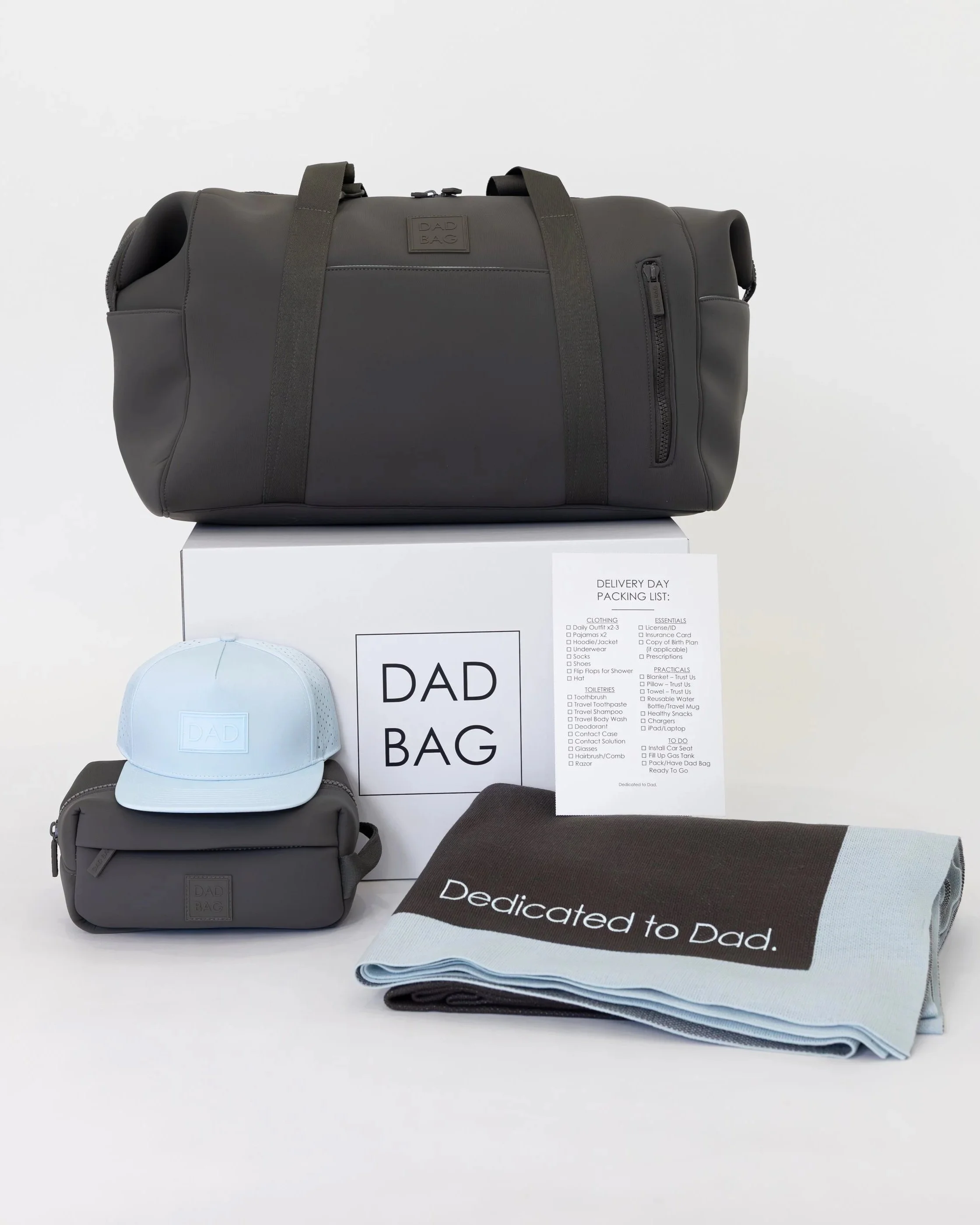 Charcoal-Sky Blue Hat Bundle