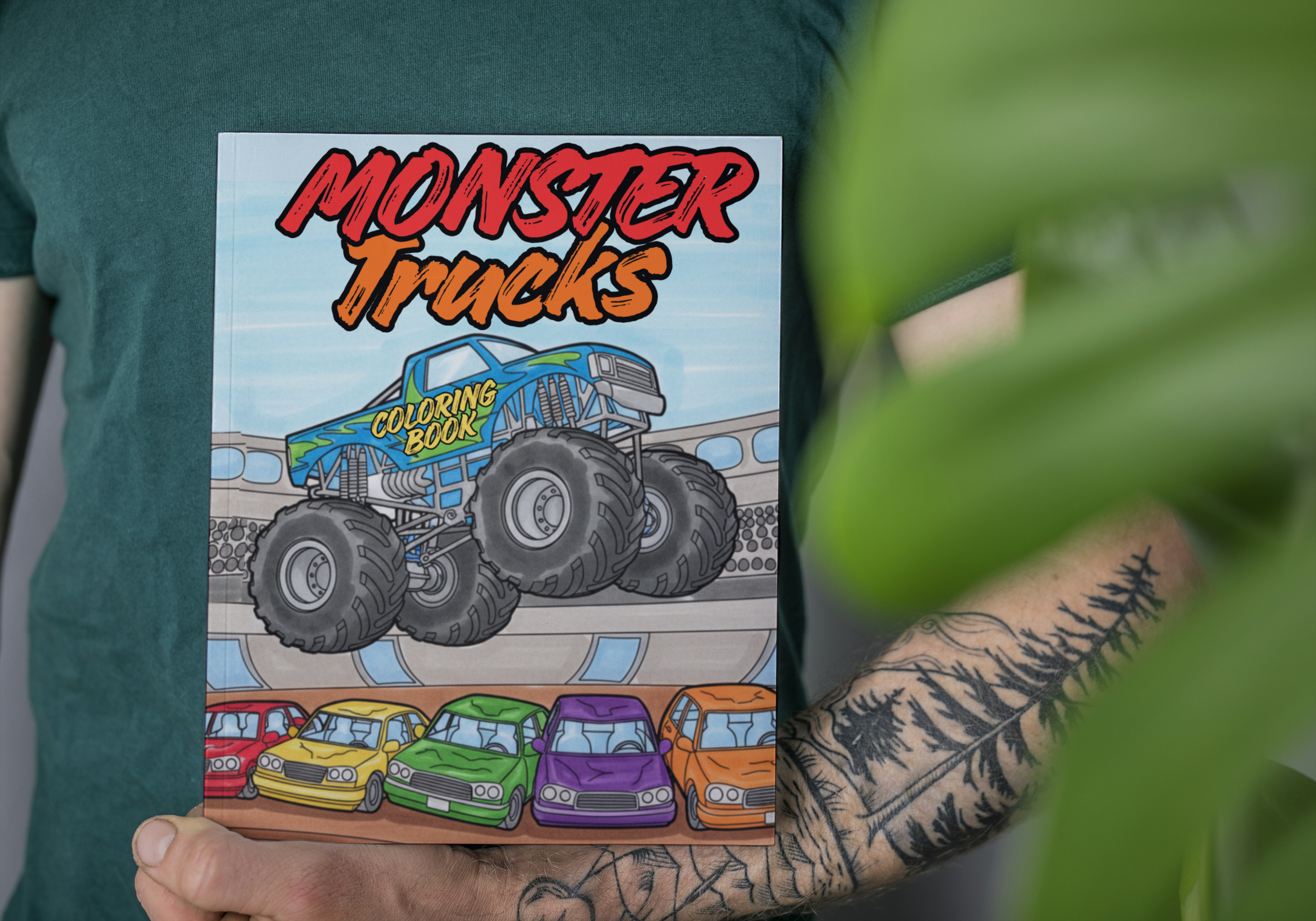 Monster Trucks Coloring Book