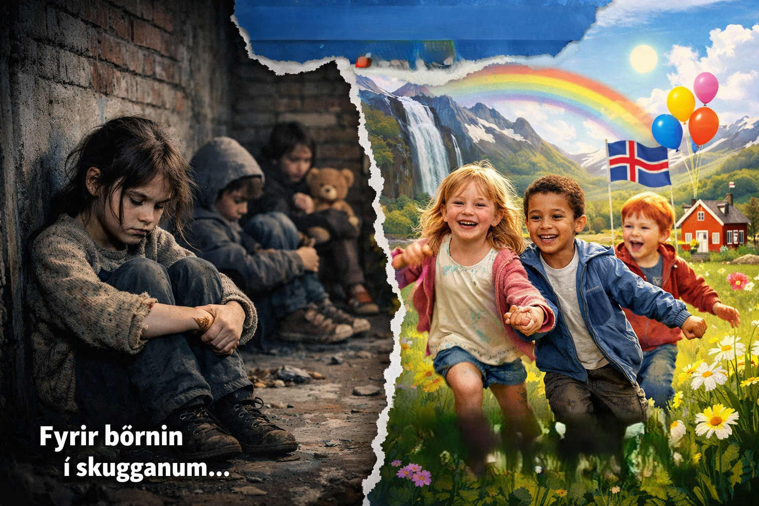 Mannréttindi eða plakat á vegg?