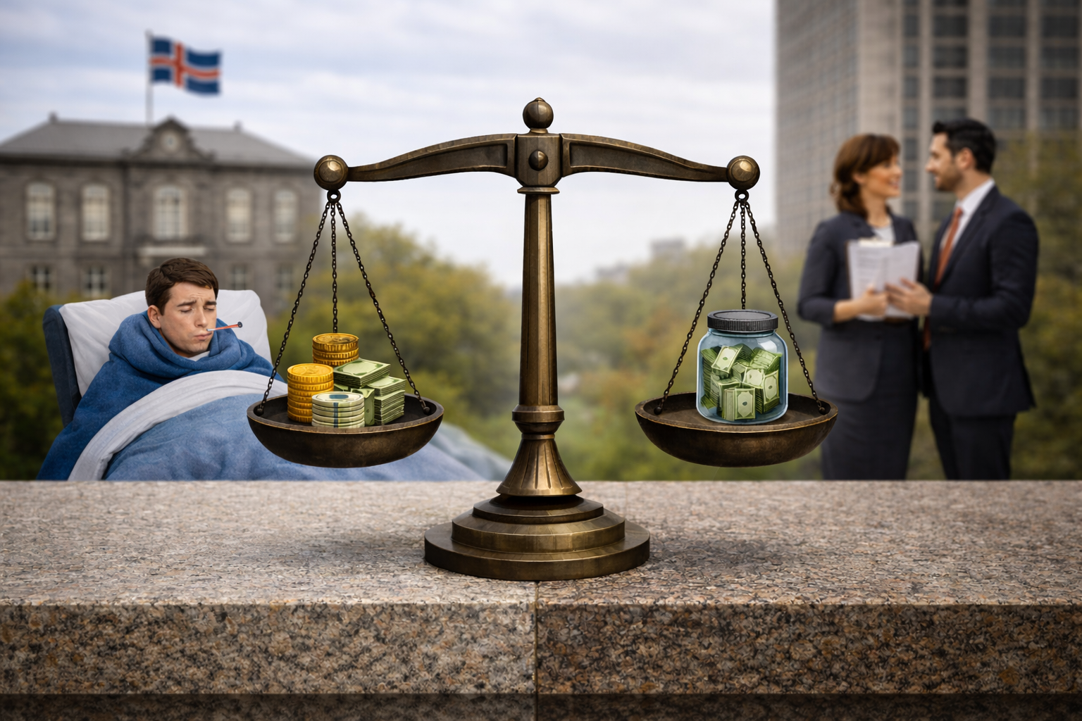 Veikindaréttur: Horfum á heildarmyndina