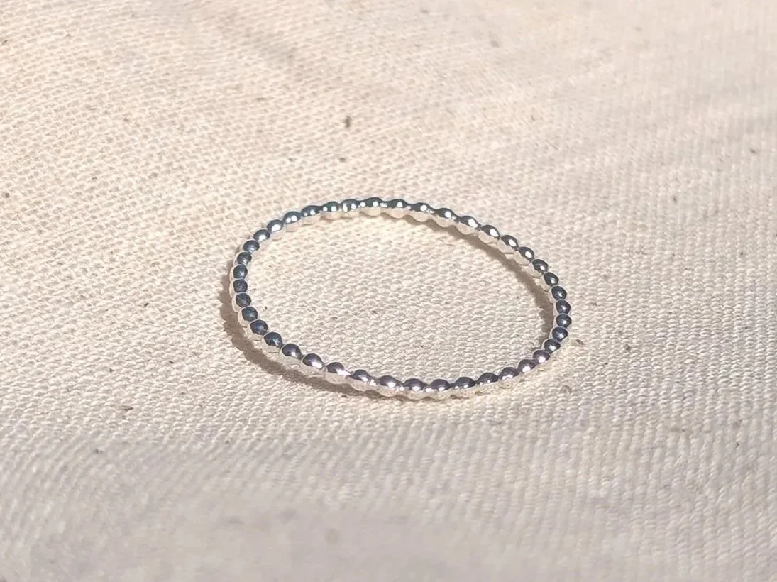 Beaded Stacking Ring