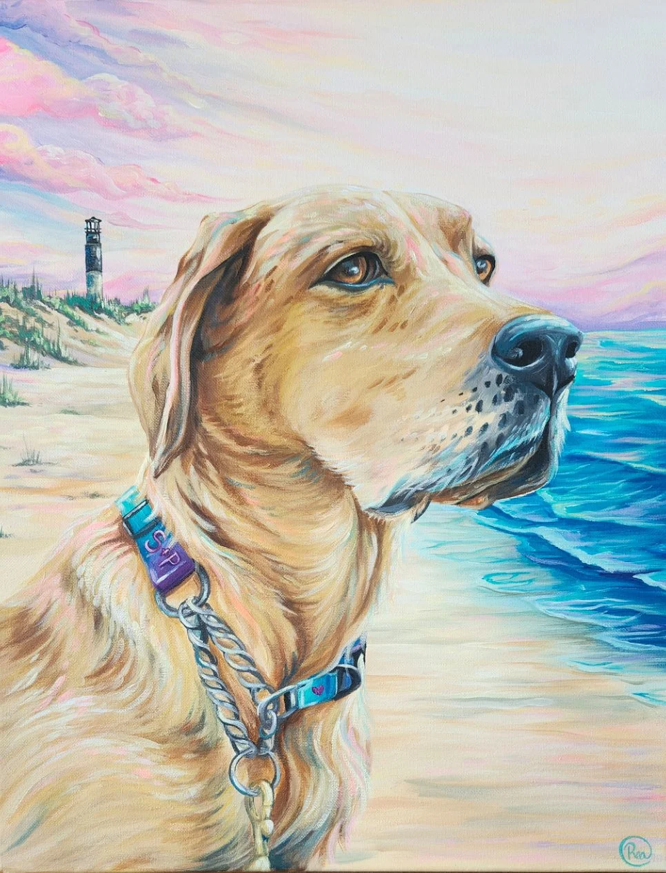 Pet Portrait of Golden Retriever