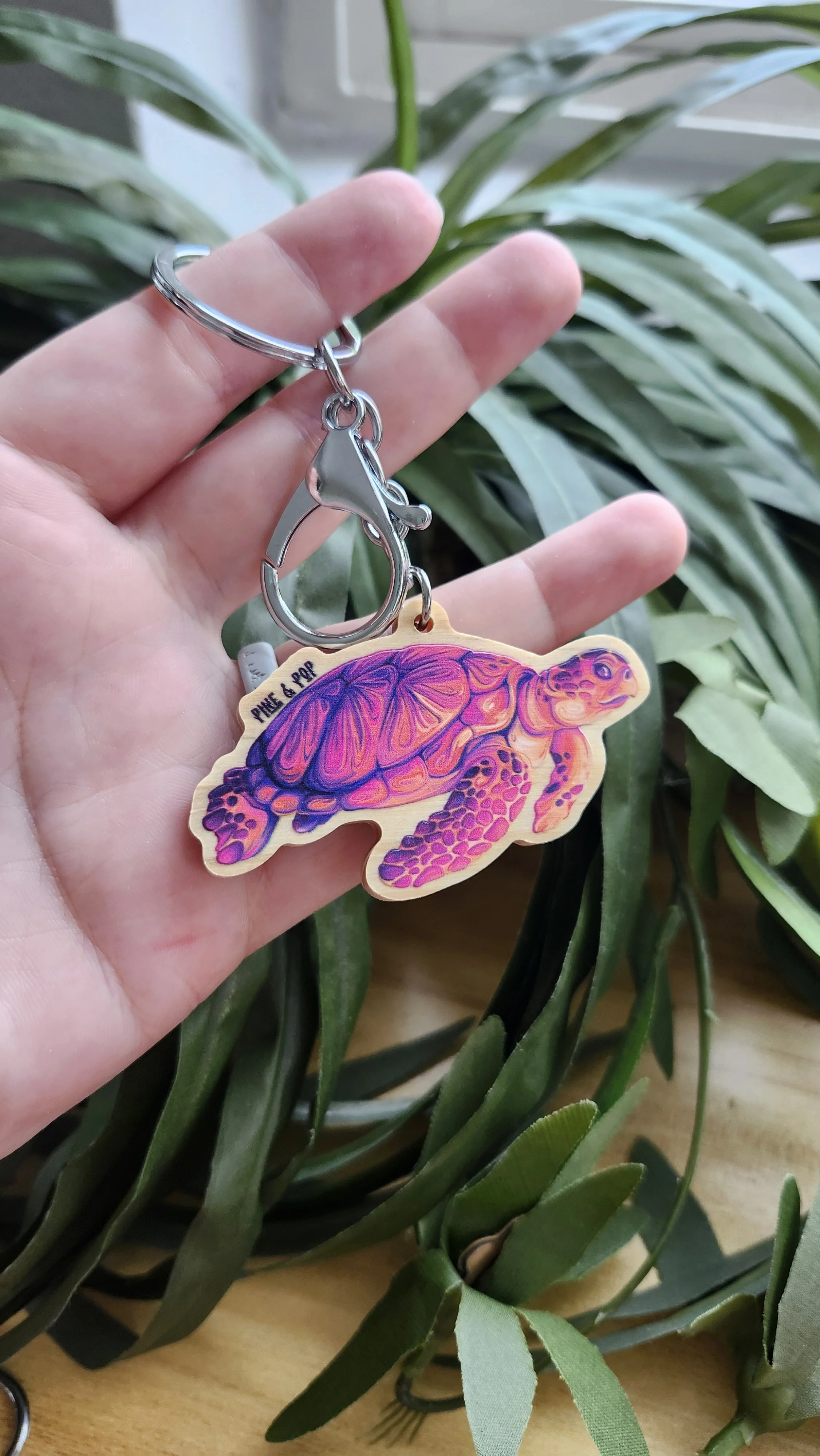 Loggerhead Sea Turtle Keychain