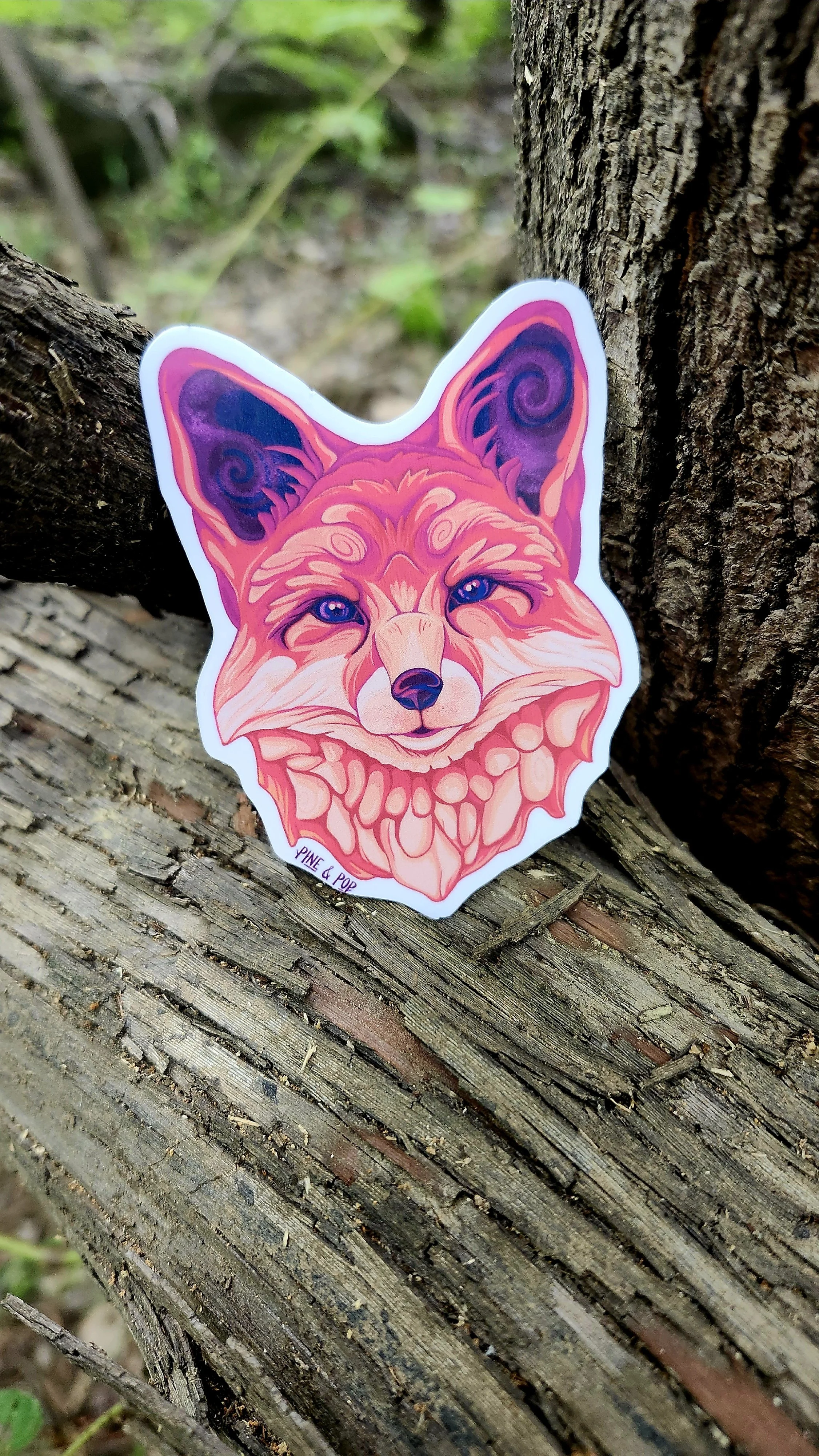 Fox Head Sticker