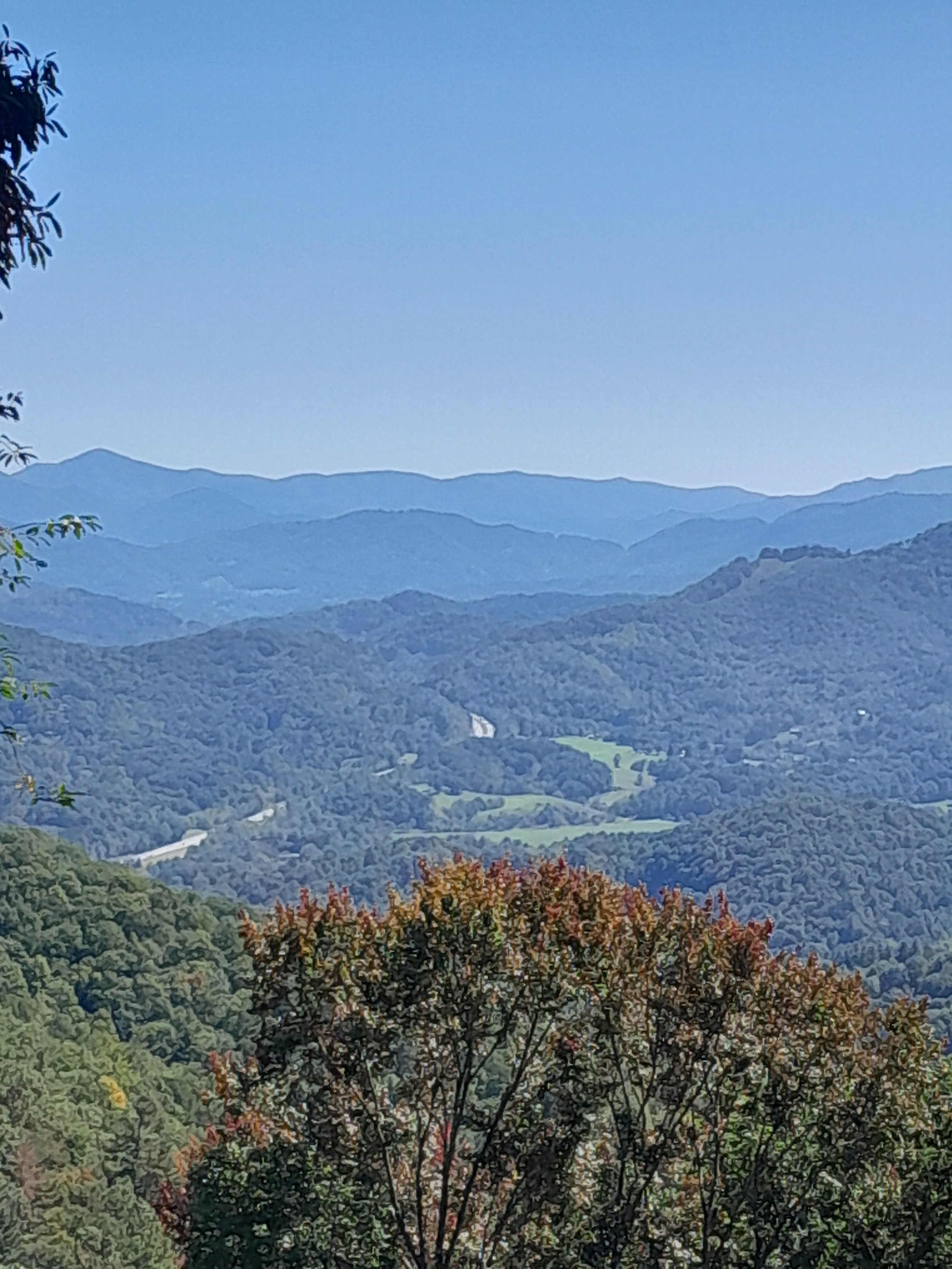 some lovely north carolina mountain views. Great Smokey Mountains National Park.