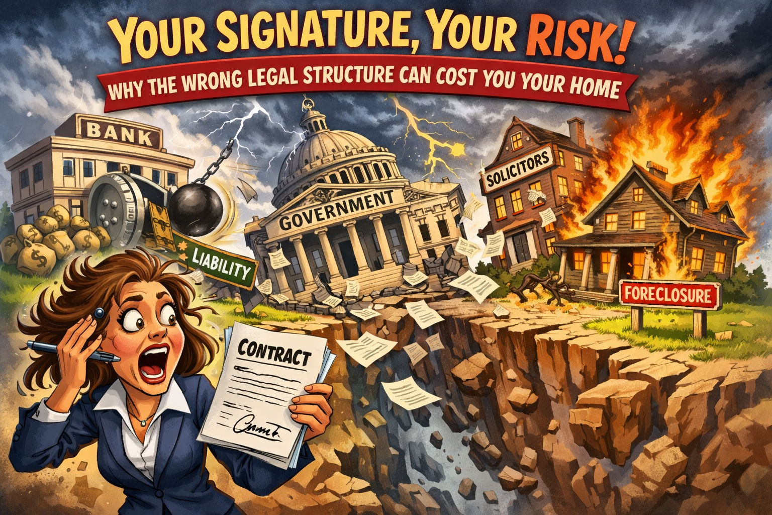 Your Signature, Your Risk: Why the Wrong Legal Structure Can Cost You Your Home