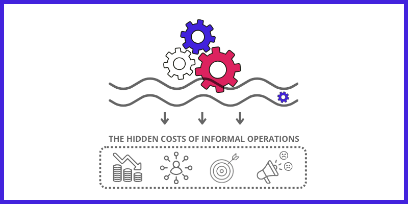 The hidden costs of informal operations in scaling businesses                                              