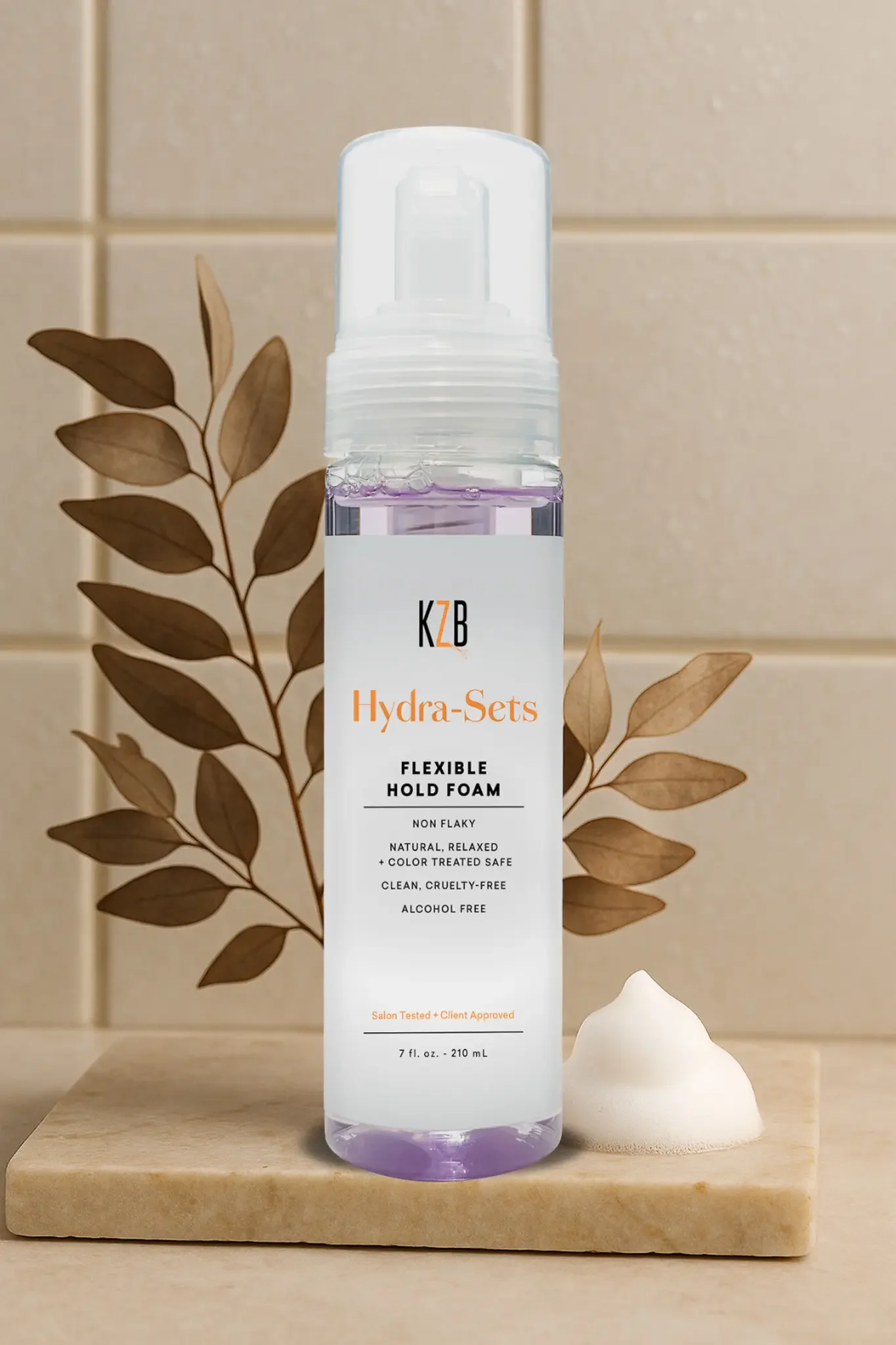 Hydra-Sets Flexible hold foam : Perfect for molding relaxed or chemically processed hair into a desired shape or twisting/coiling naturally curly hair