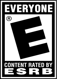 Entertainment rating logo with the letter E and the text 'CONTENT RATED BY ESRB'