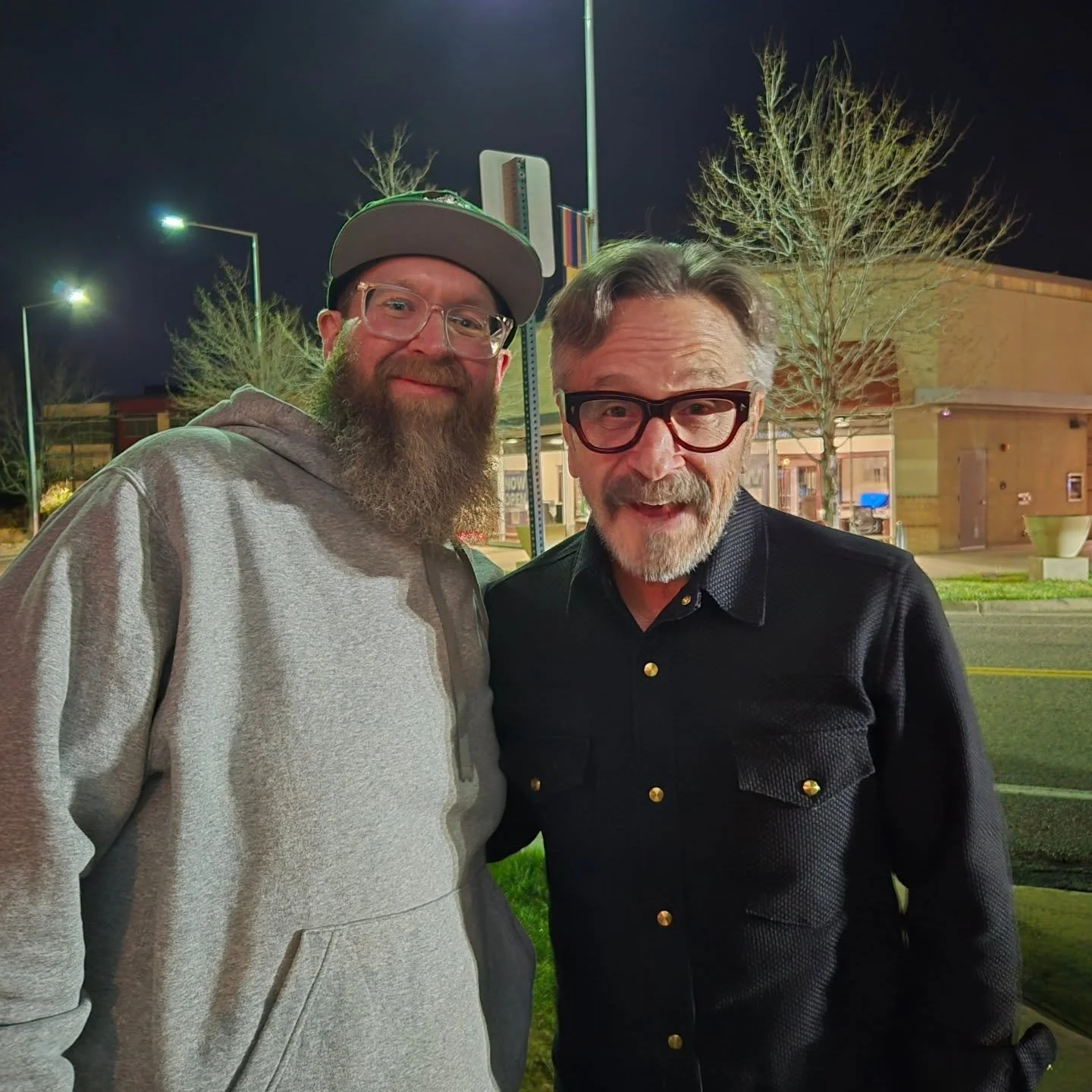 My favorite living Comic. @marcmaron 
Amazing show. I don't know why my face looks like that.  It just does that sometimes.