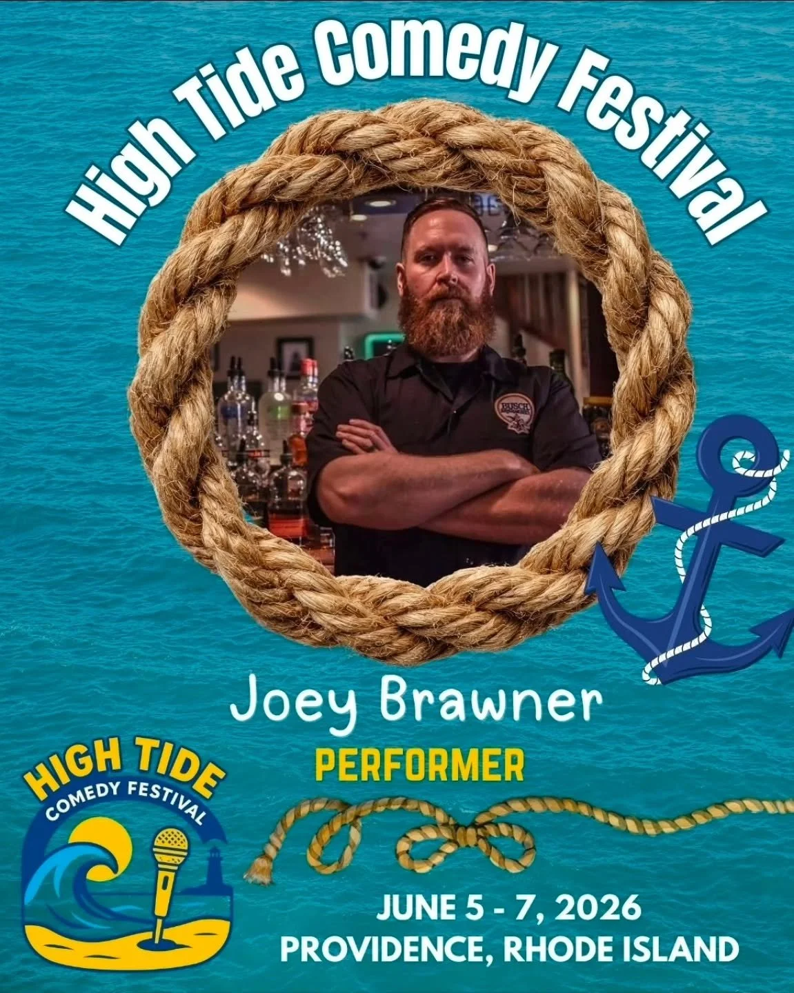 Providence, I haven't been in you since I was an underage kid going to the Bar. Is Buddy Cianci still alive? I'm excited for this one!! Falmouth I'm coming home, come see your boy! 
@hightidecomedyfestival