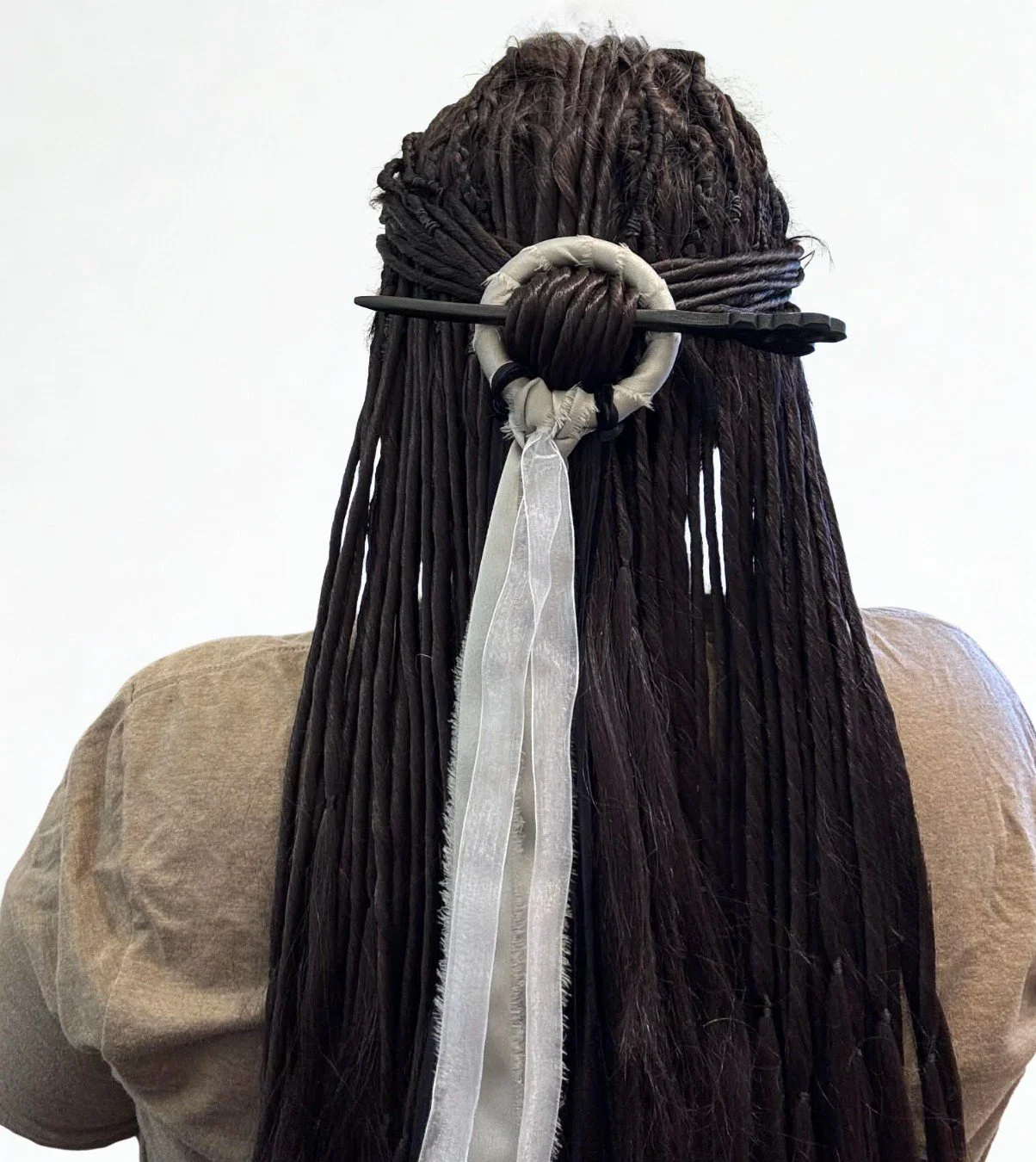 Soft Goth Ribbon Pin