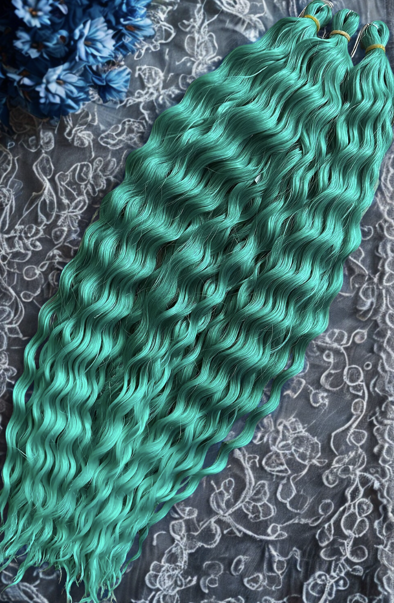 Riptide Teal Mermaid Wave