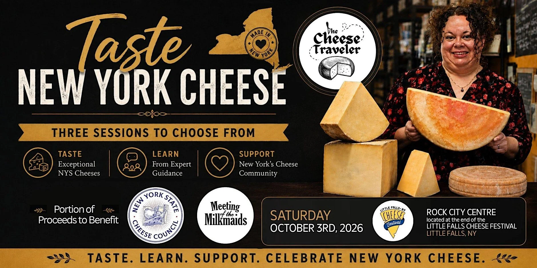 The Cheese Traveler at the Little Falls Cheese Festival!
