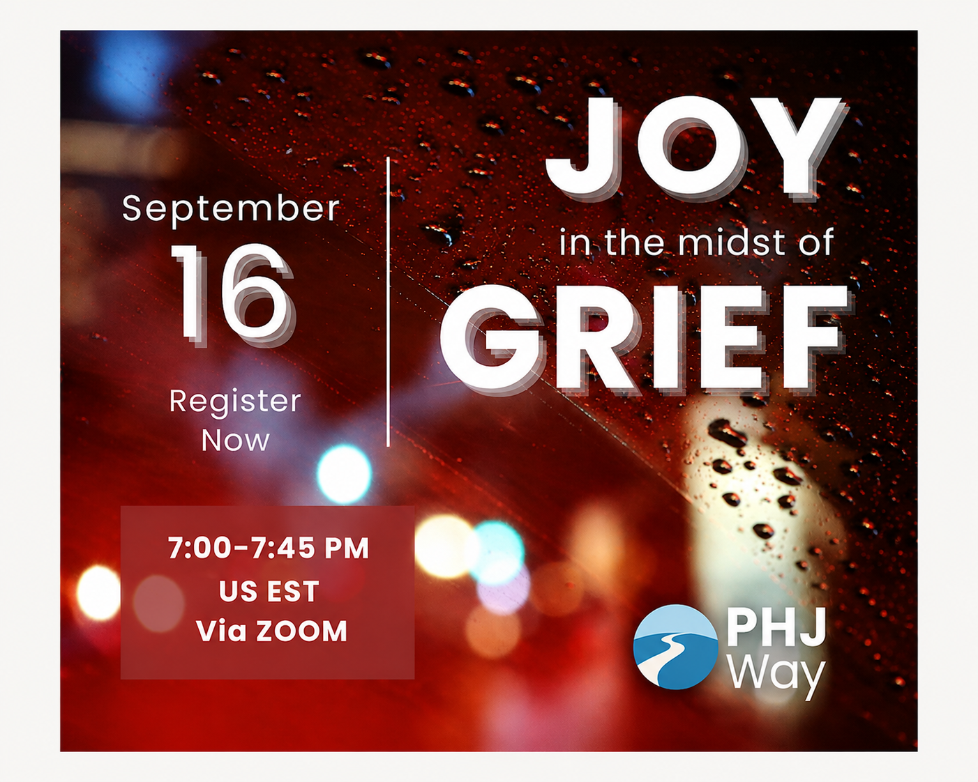 Experience Joy in the Midst of Grief