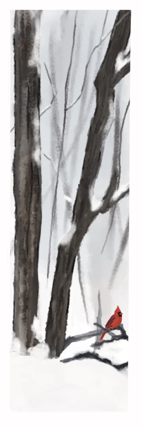 Red Cardinal Bookmark