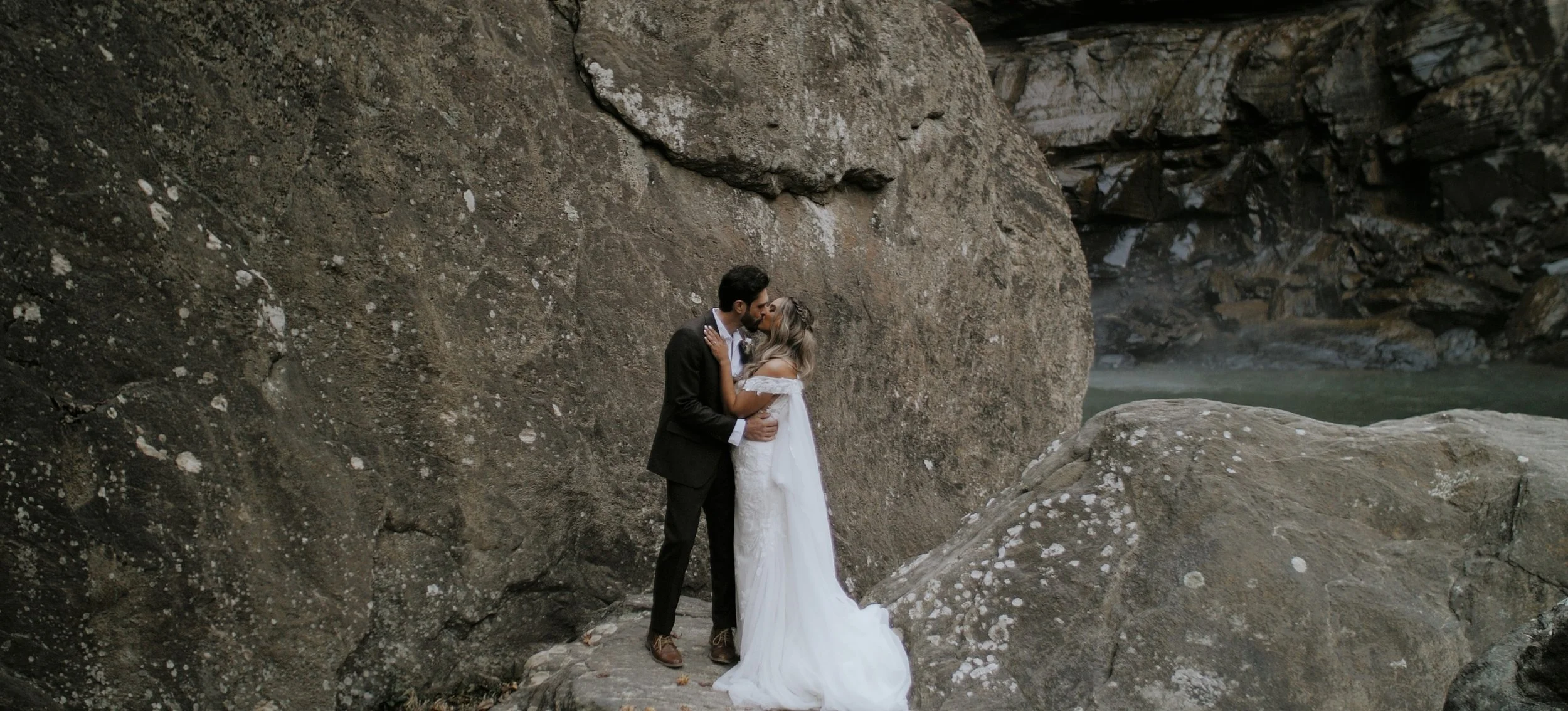 Stephanie & Jared | Waterfall Elopement