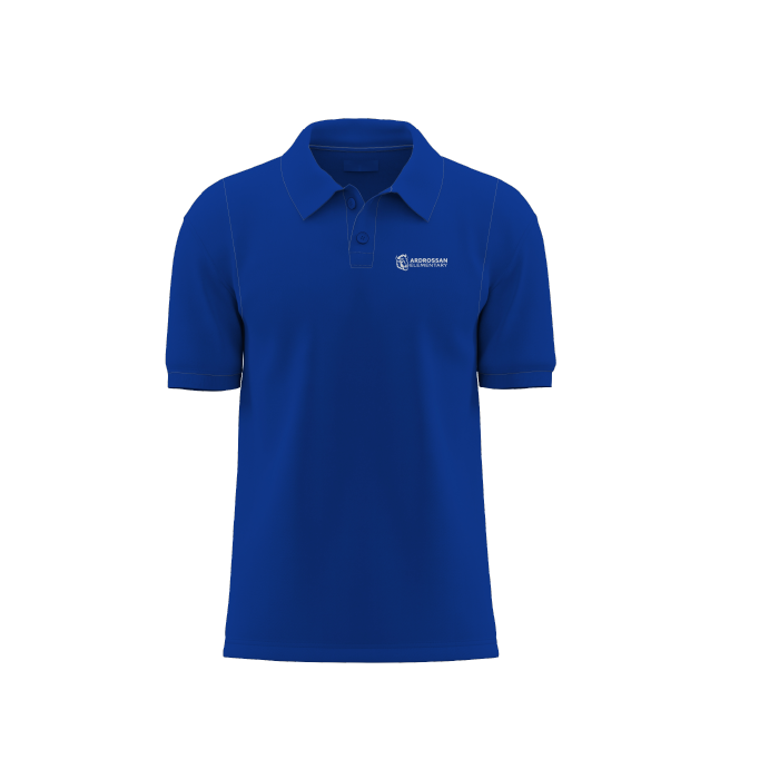 Polo Shirt School Royal FRONT.png