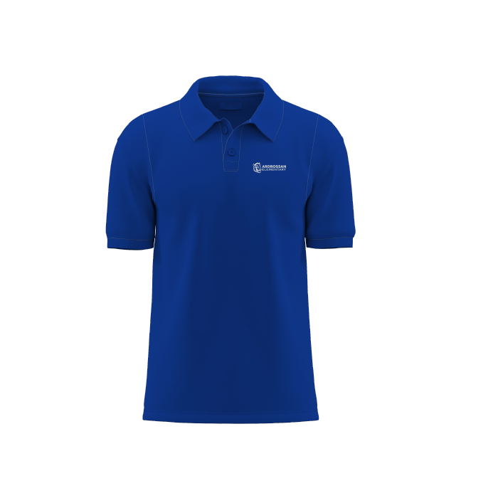 Polo Shirt School Royal FRONT.png