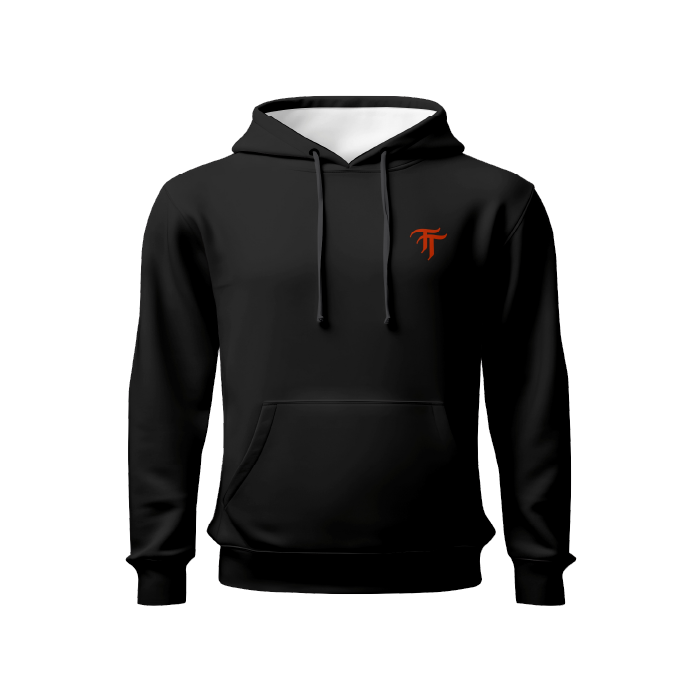 Hoodie black Small Logo FRONT.png