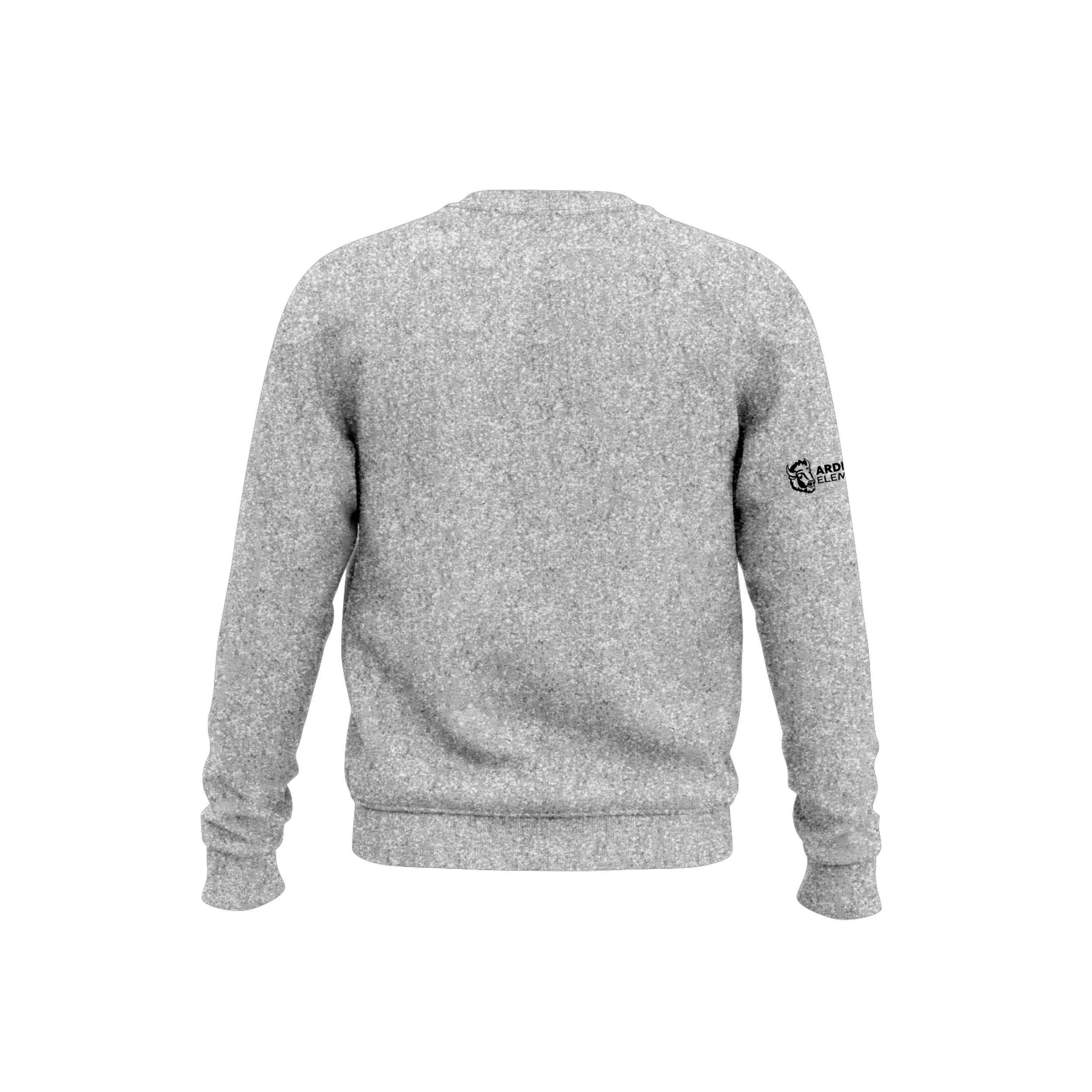 Crew neck light grey BISONS BACK.png