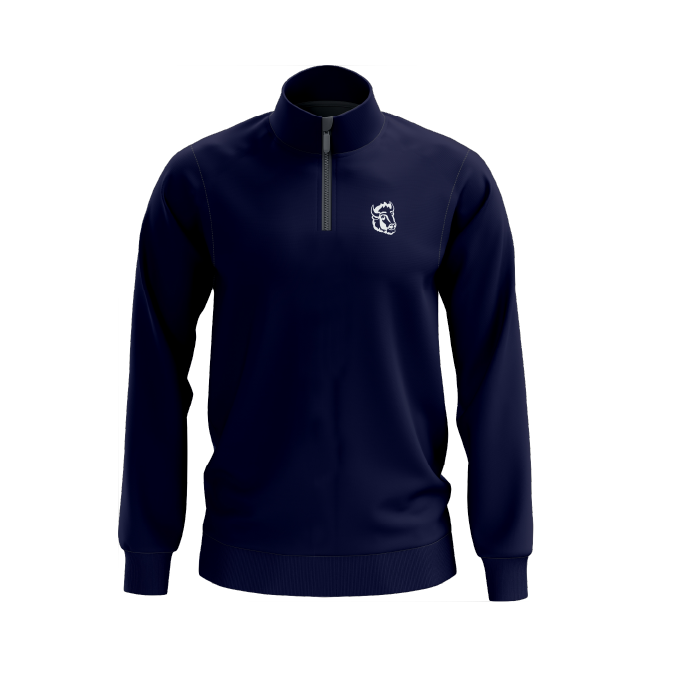 Halp zipper Navy bison FRONT.png (Copy)