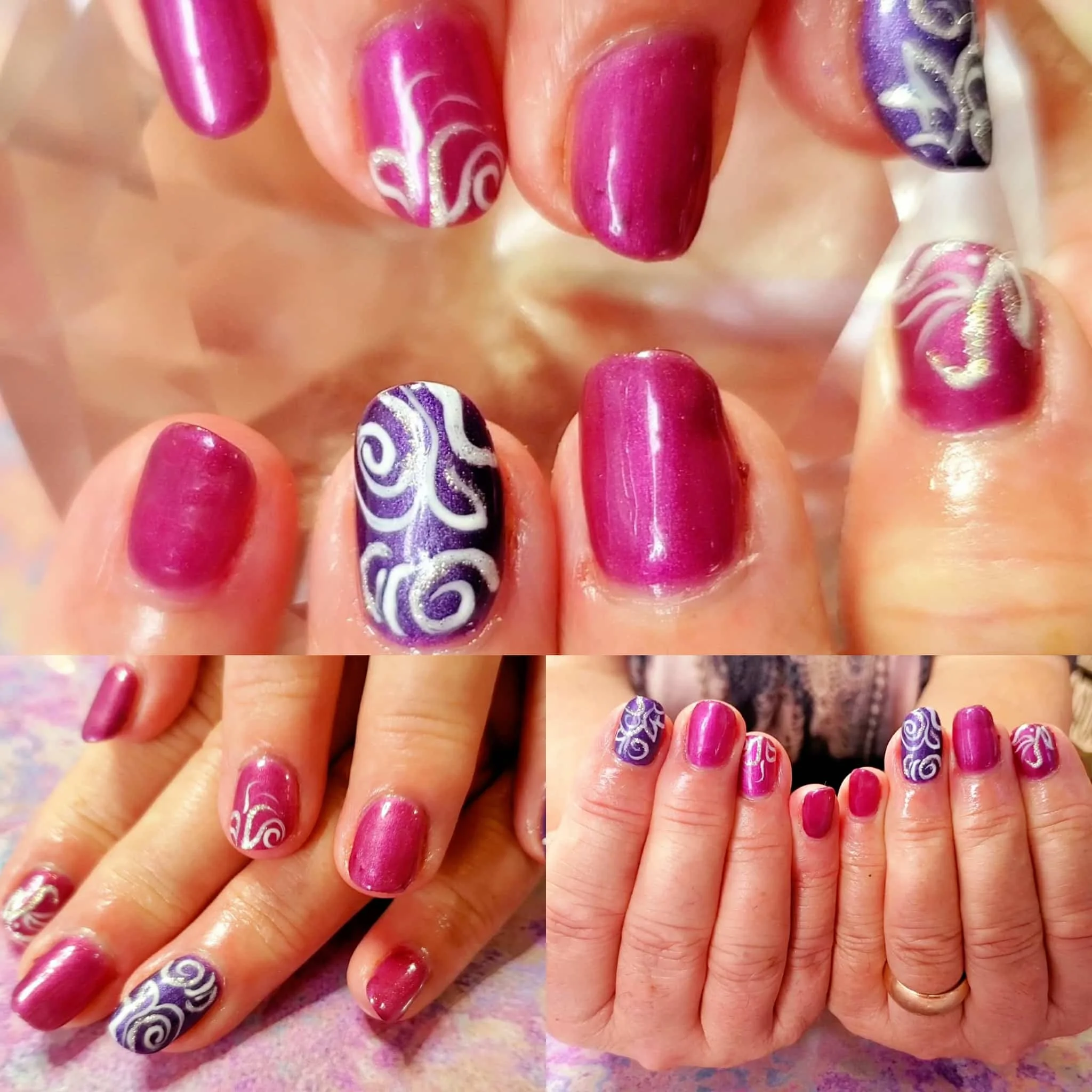 Purple Pink Swirl