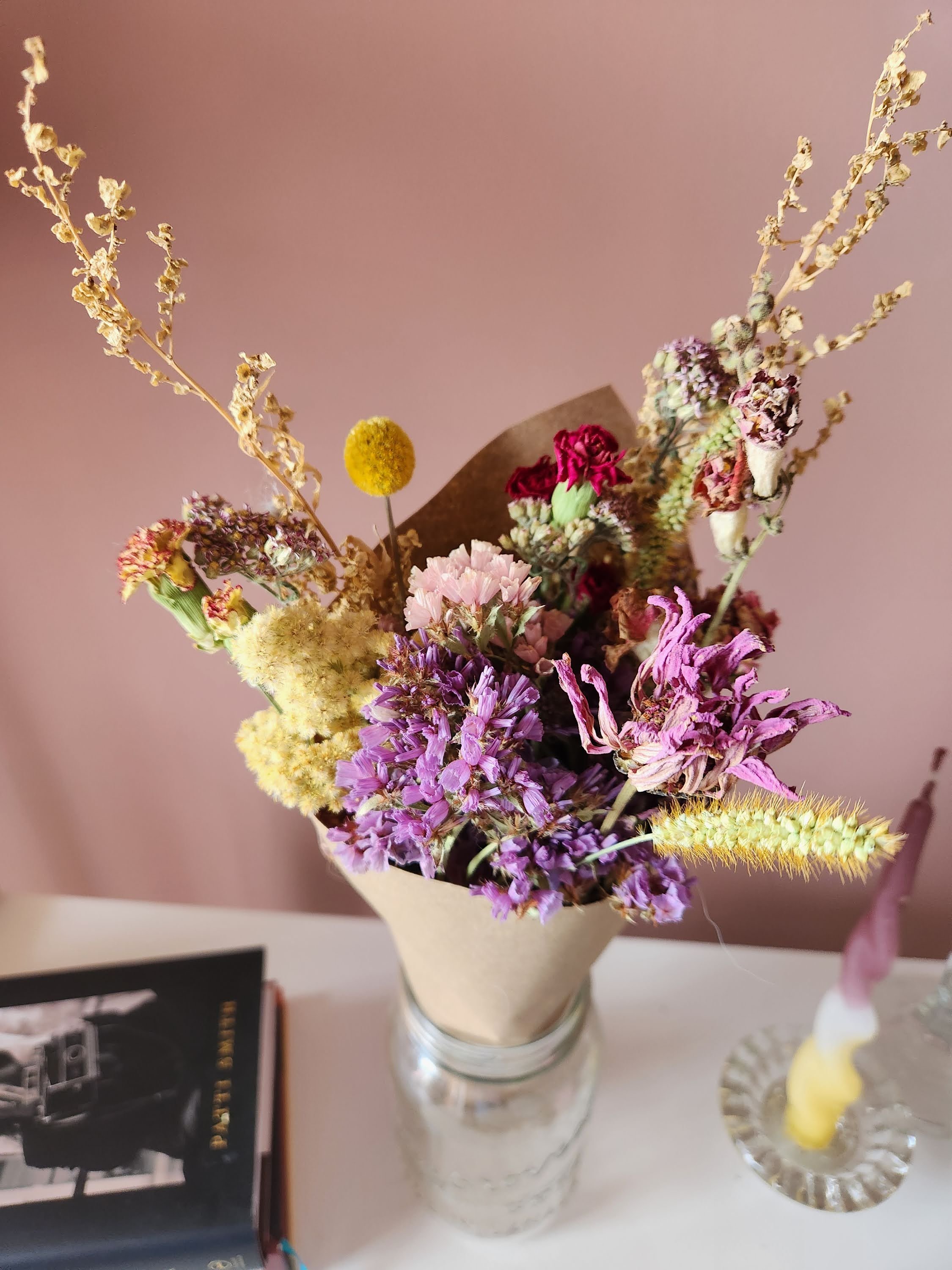 Pink Splash - Dried Bouquet