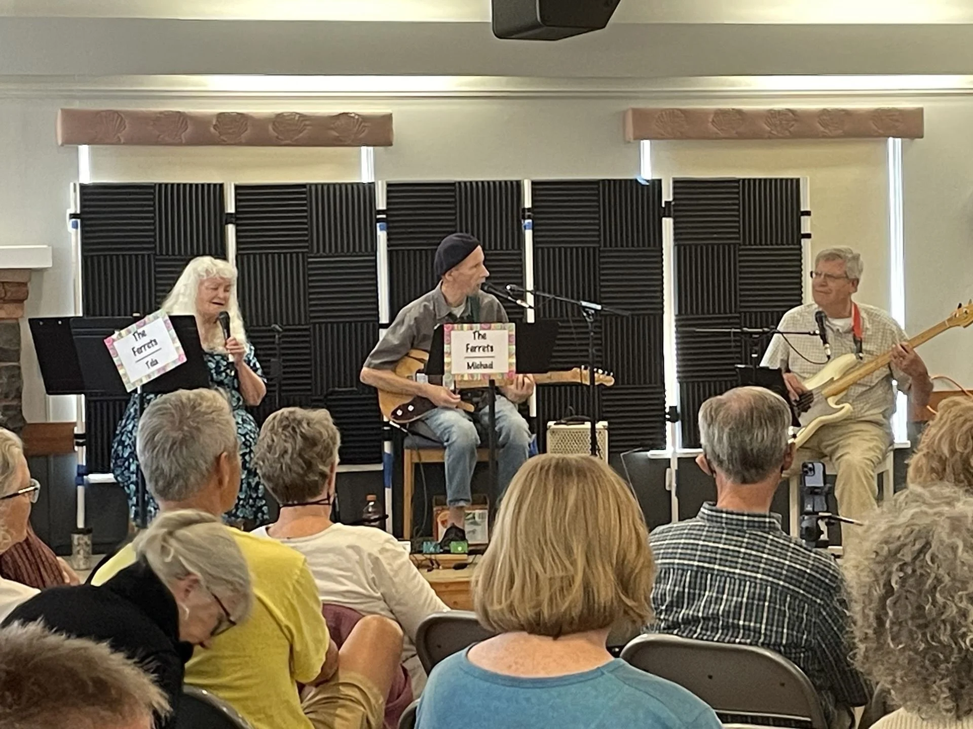 A performance at the Pine Grove Community House. 