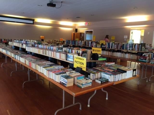 The annual book sale.