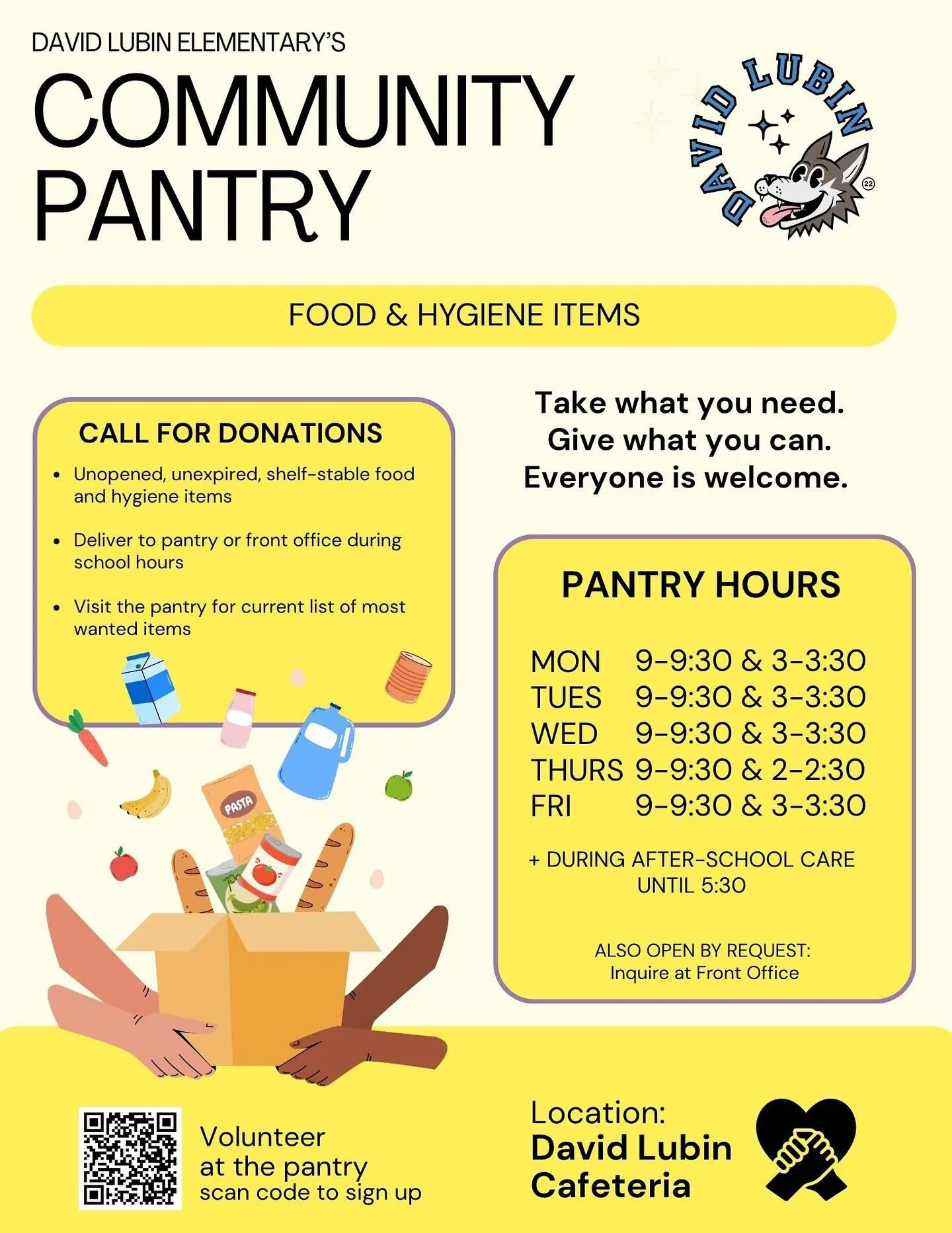 Our Community Pantry is up and running. Let&rsquo;s support each other🫶🏼