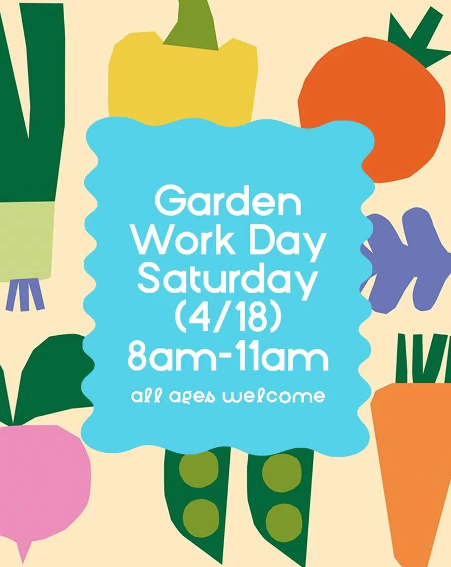 Join us TOMORROW for our monthly Garden Work Day. We&rsquo;ll be getting ready for the annual East Sac Garden Tour and harvesting carrots. 🏡🌸🥕
.
All ages welcome!
8am-11am